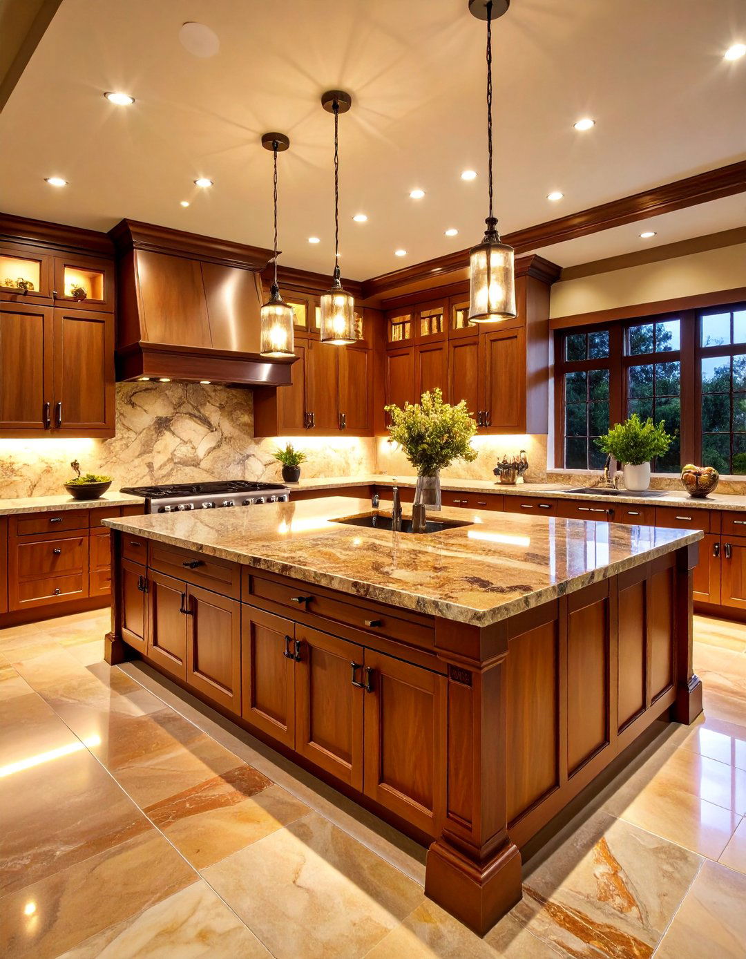 Natural Cherry Kitchen Cabinets with Granite Countertops - 25 Natural Cherry Kitchen Cabinets