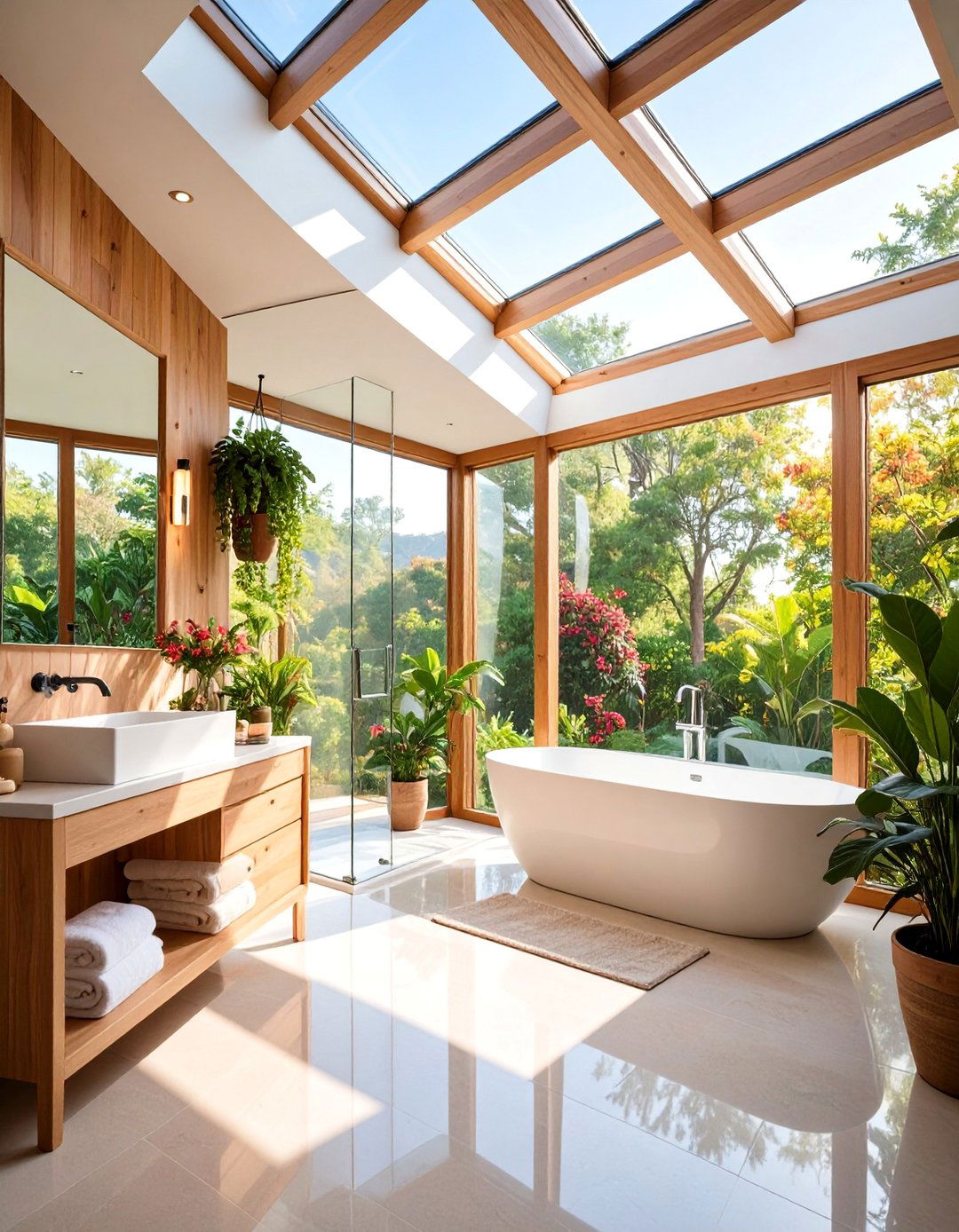 Natural Light Maximization Design - 25 Ensuite Bathroom Ideas