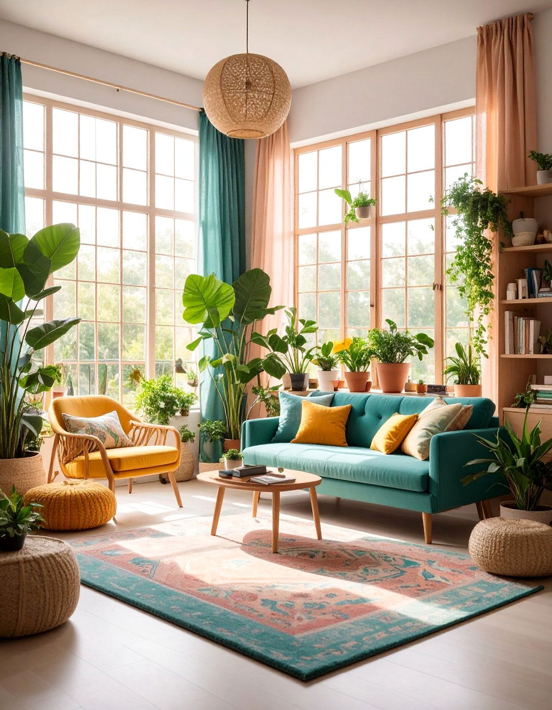 Natural Light Studio with Window Seat Reading Nook - 25 Studio Apartment Ideas