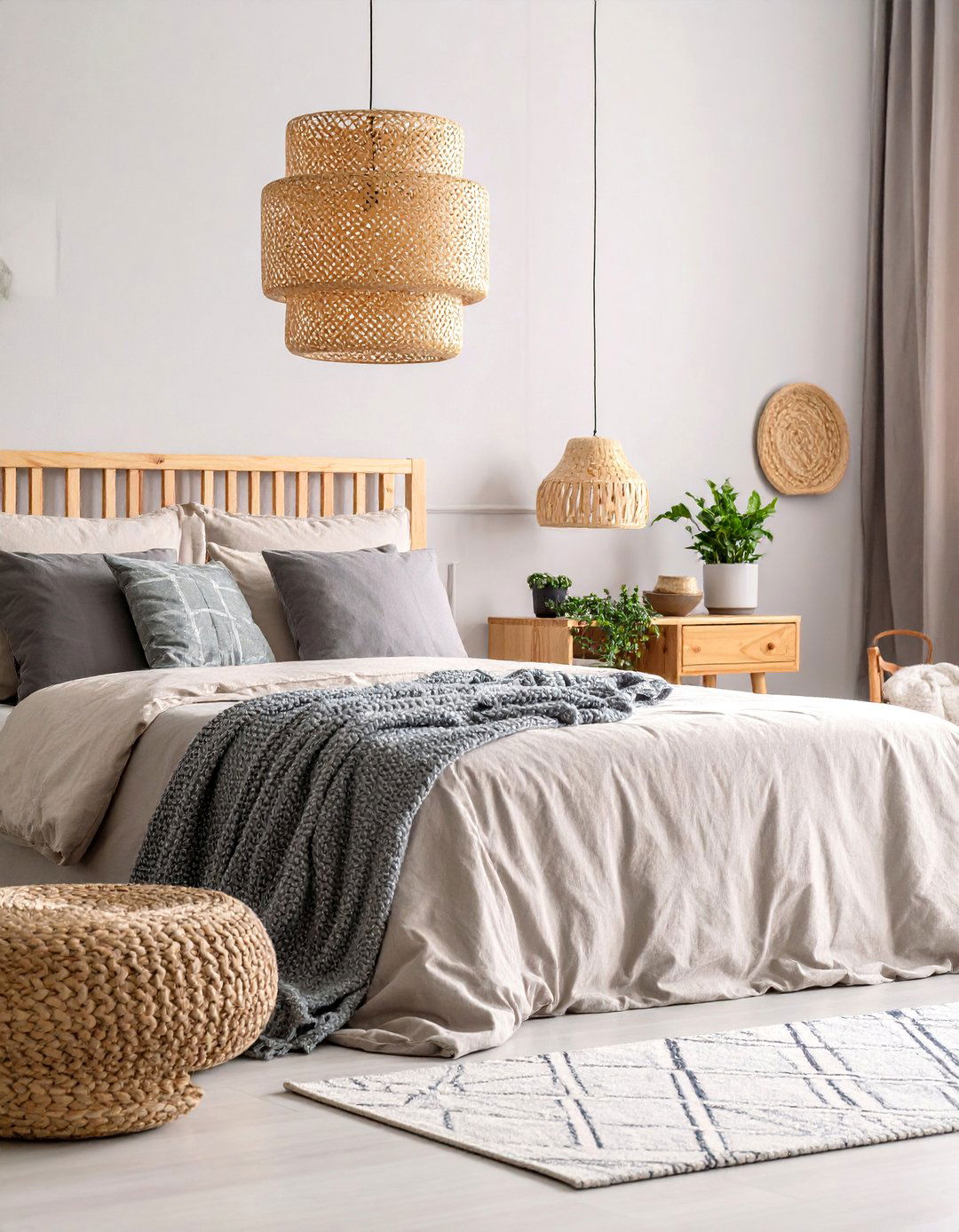 Natural Linen Textile Haven - 25 Clean Girl Room Ideas