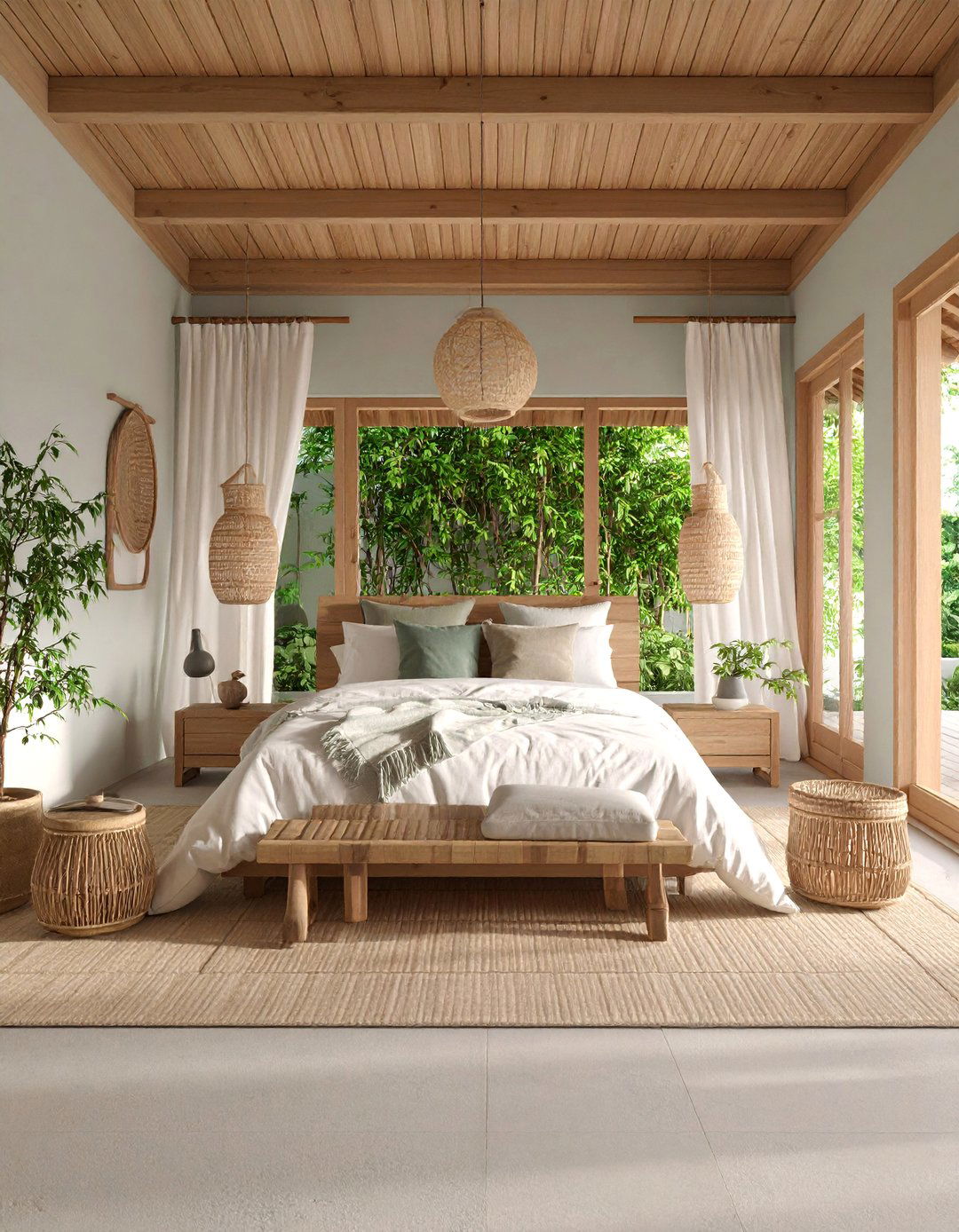 Natural Material Zen Sanctuary - 25 Aesthetic Room Ideas
