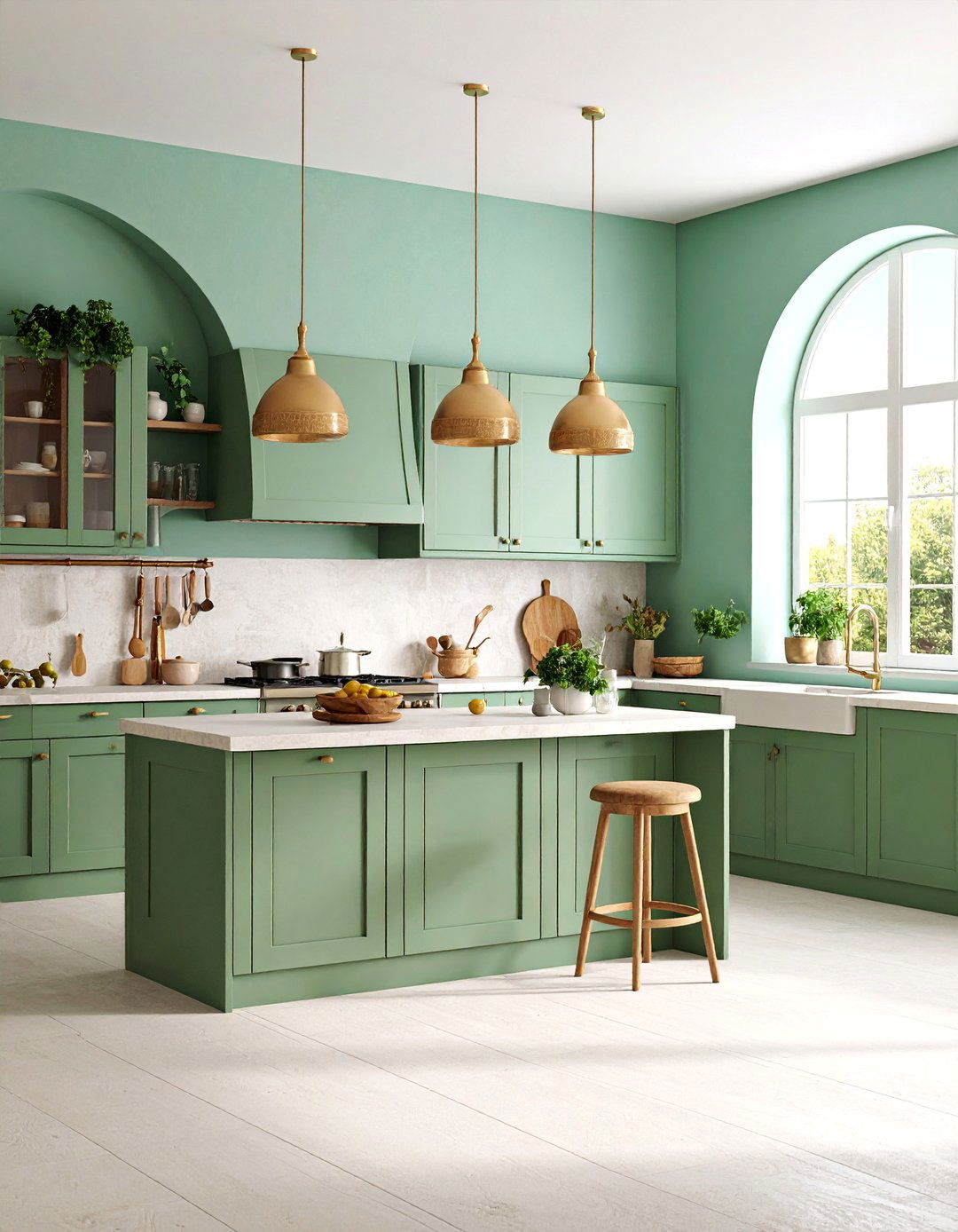 Natural Plaster and Lime Wash Kitchen Design - 25 Natural Kitchen Design Ideas