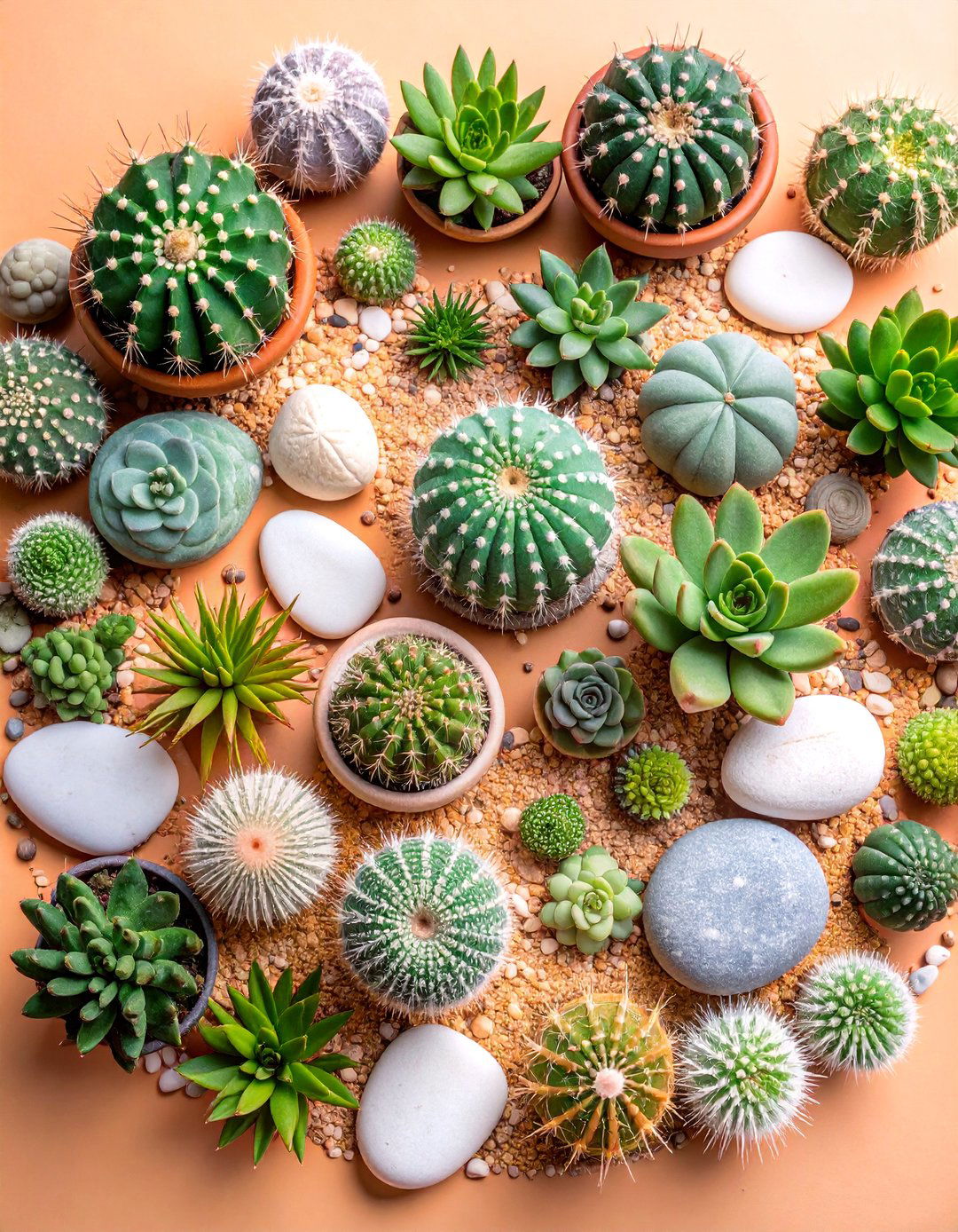 Natural Stone Dish Garden - 25 Outdoor Succulent Container Ideas