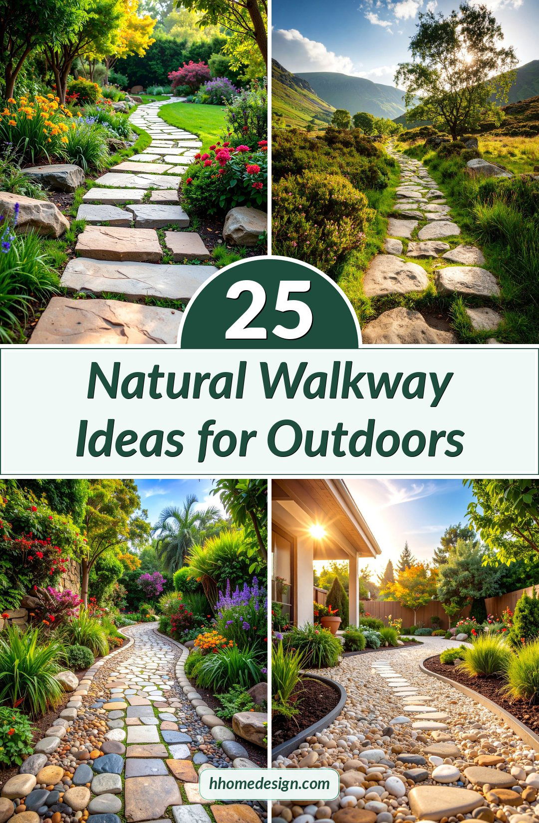 25 Natural Walkway Ideas for Outdoors