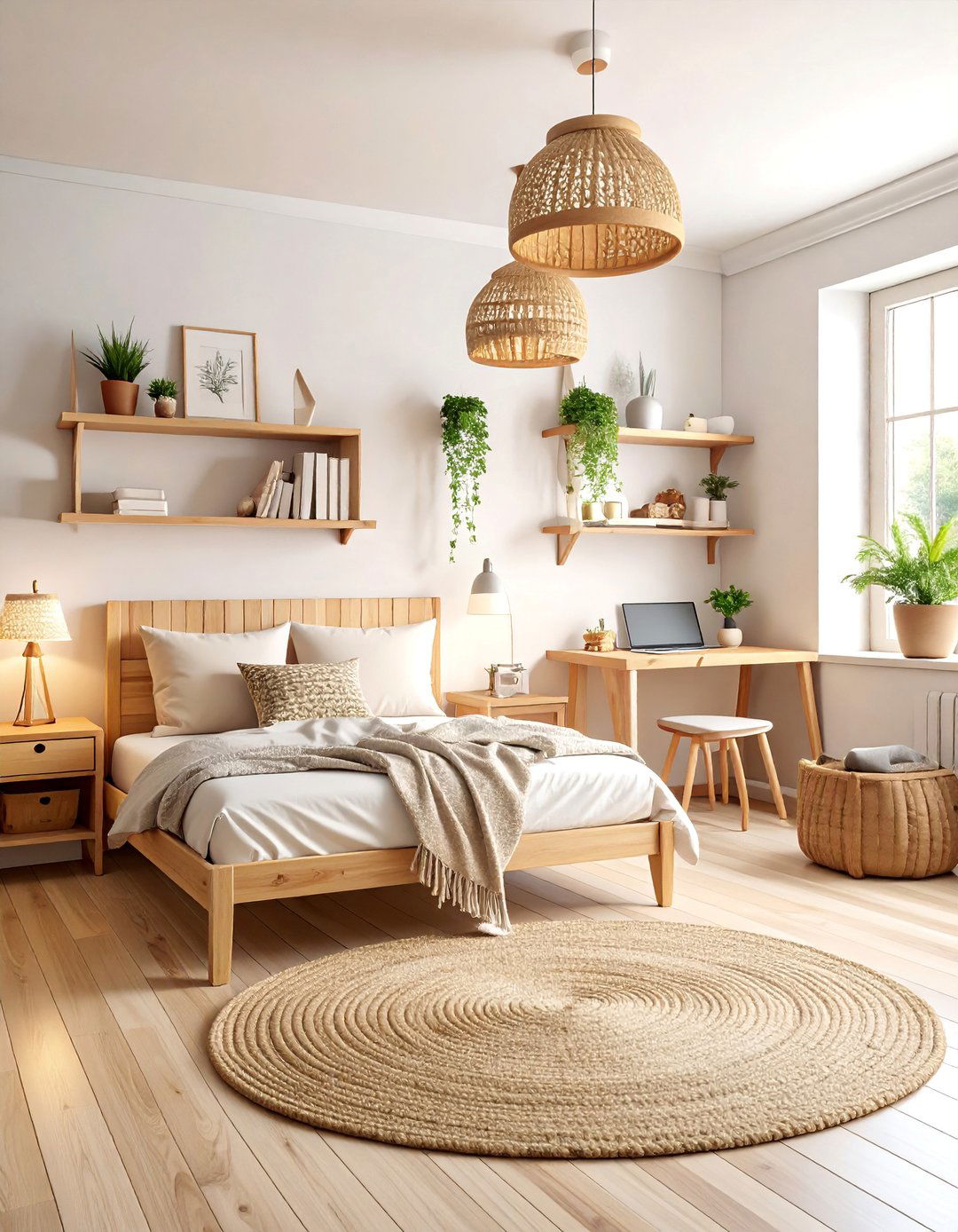 Natural Wood Minimalist Dorm - 25 Minimalist Dorm Room Ideas