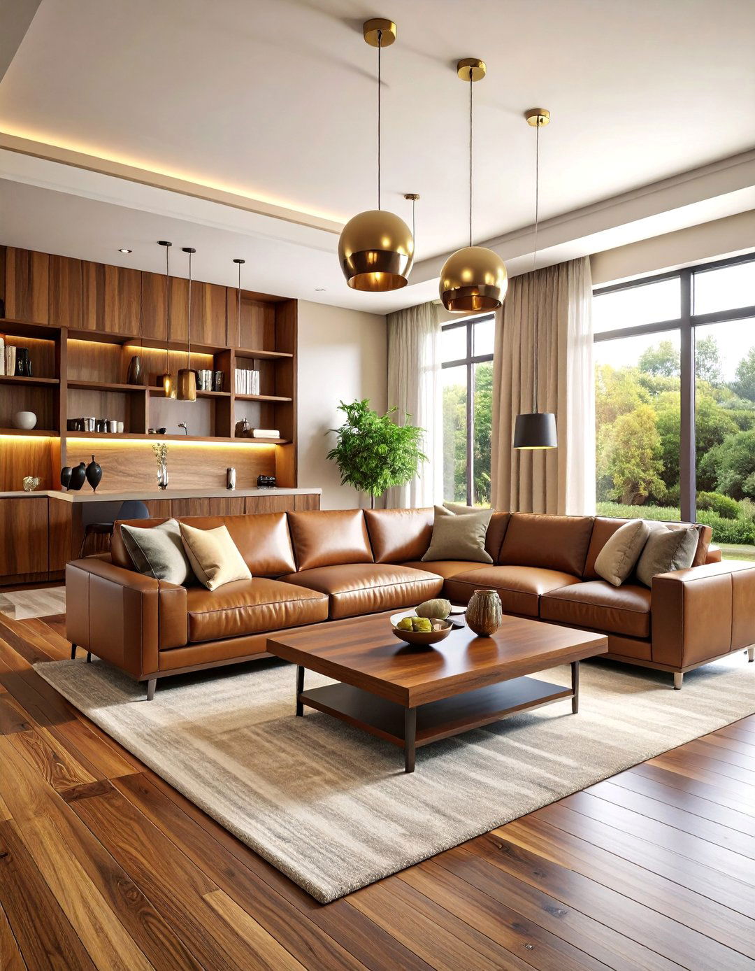 Natural Wood Paneling Paradise - 25 70s Living Room Ideas