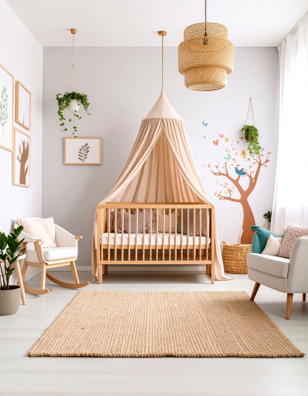 Nature Inspired Minimalist Nursery - 25 Minimalist Nursery Ideas