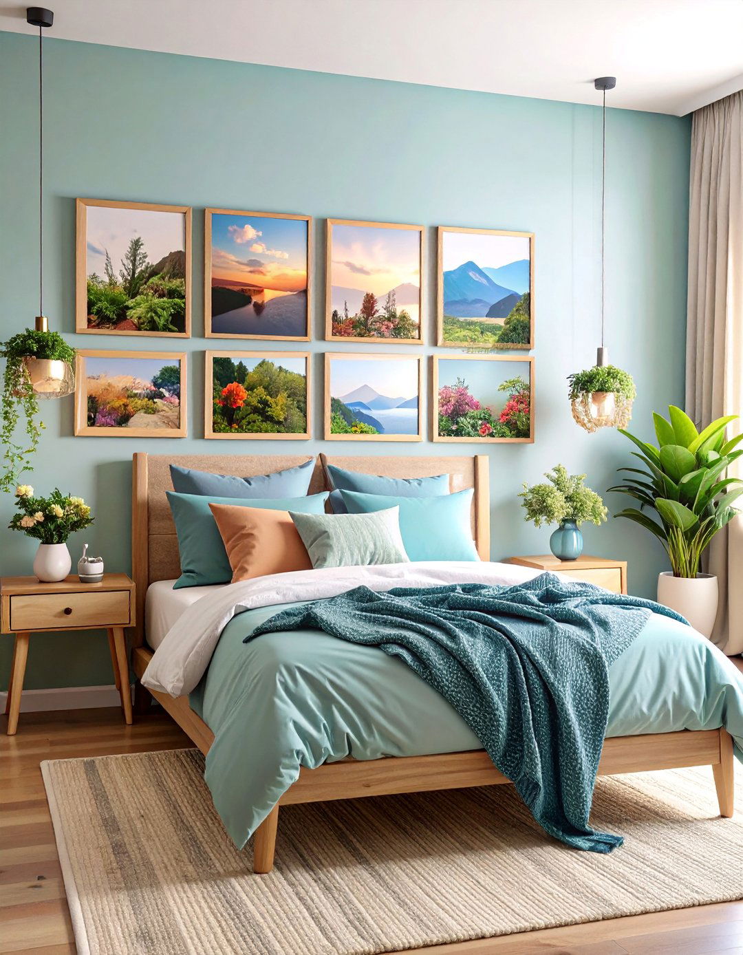 Nature Inspired Photo Collage - 25 Photo Wall Ideas