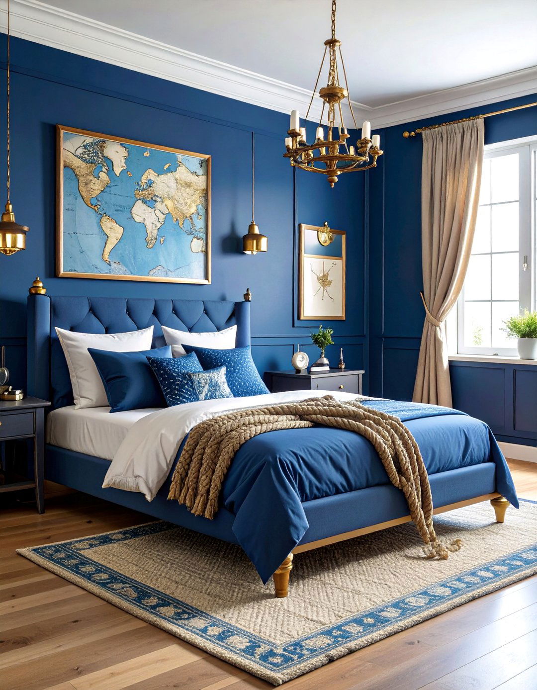 Nautical Captains Quarters Bedroom with Maritime Charm - 25 Man Cave Bedroom Ideas