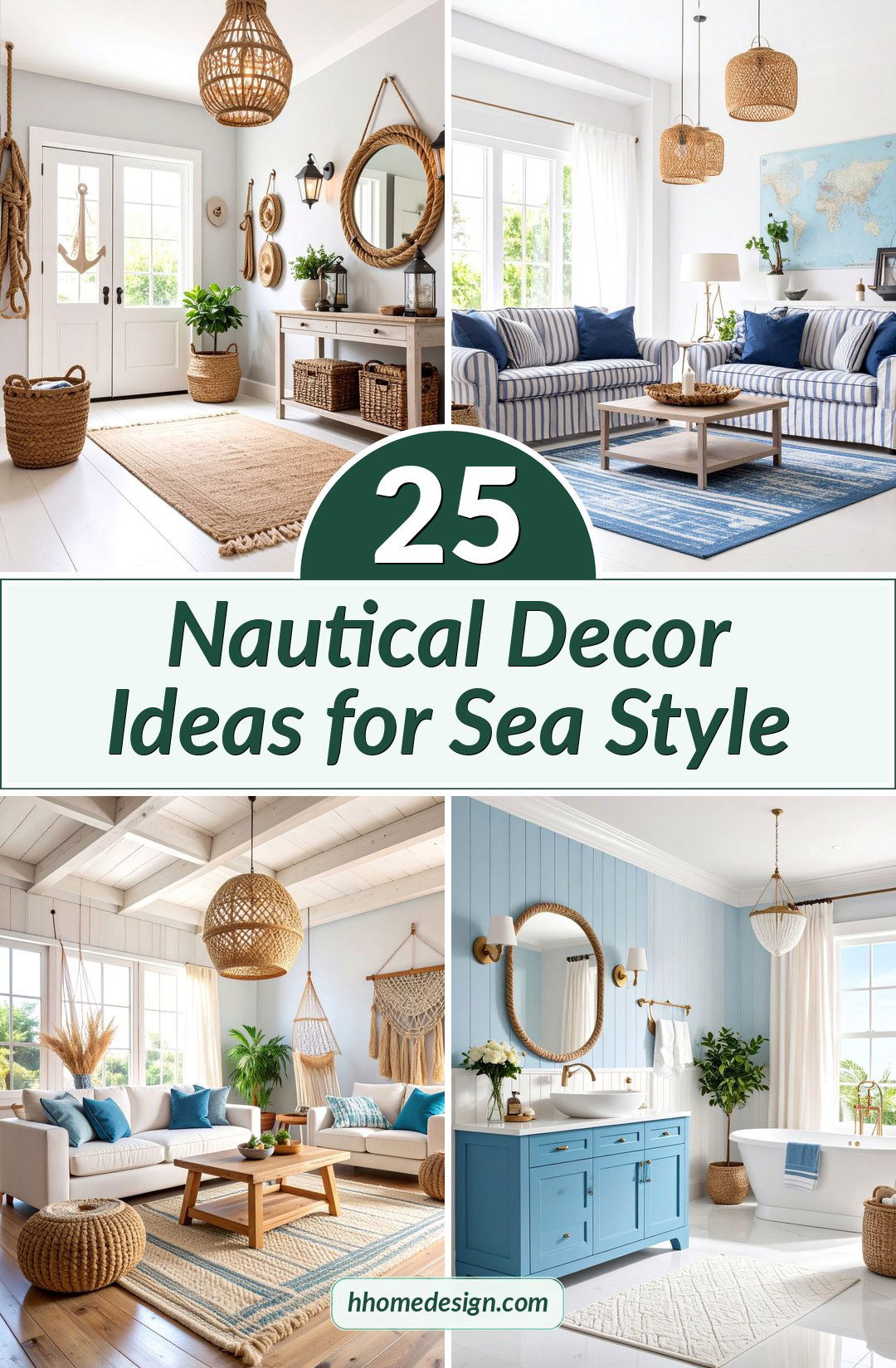25 Nautical Decor Ideas for Sea Style