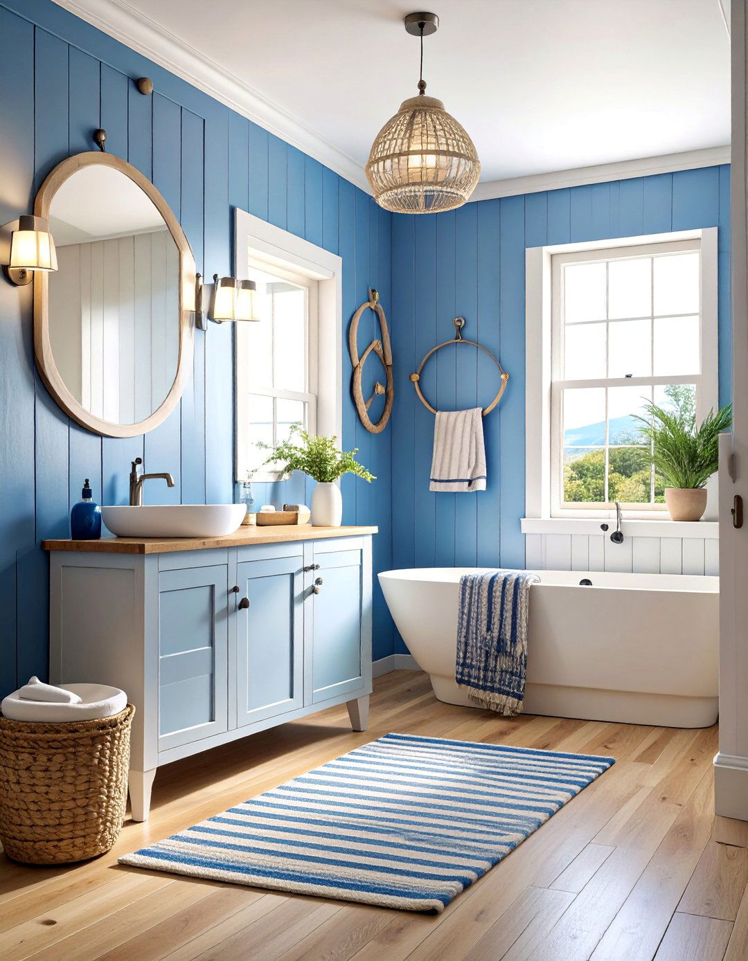 Nautical Dorm Bathroom Theme - 25 Dorm Bathroom Ideas