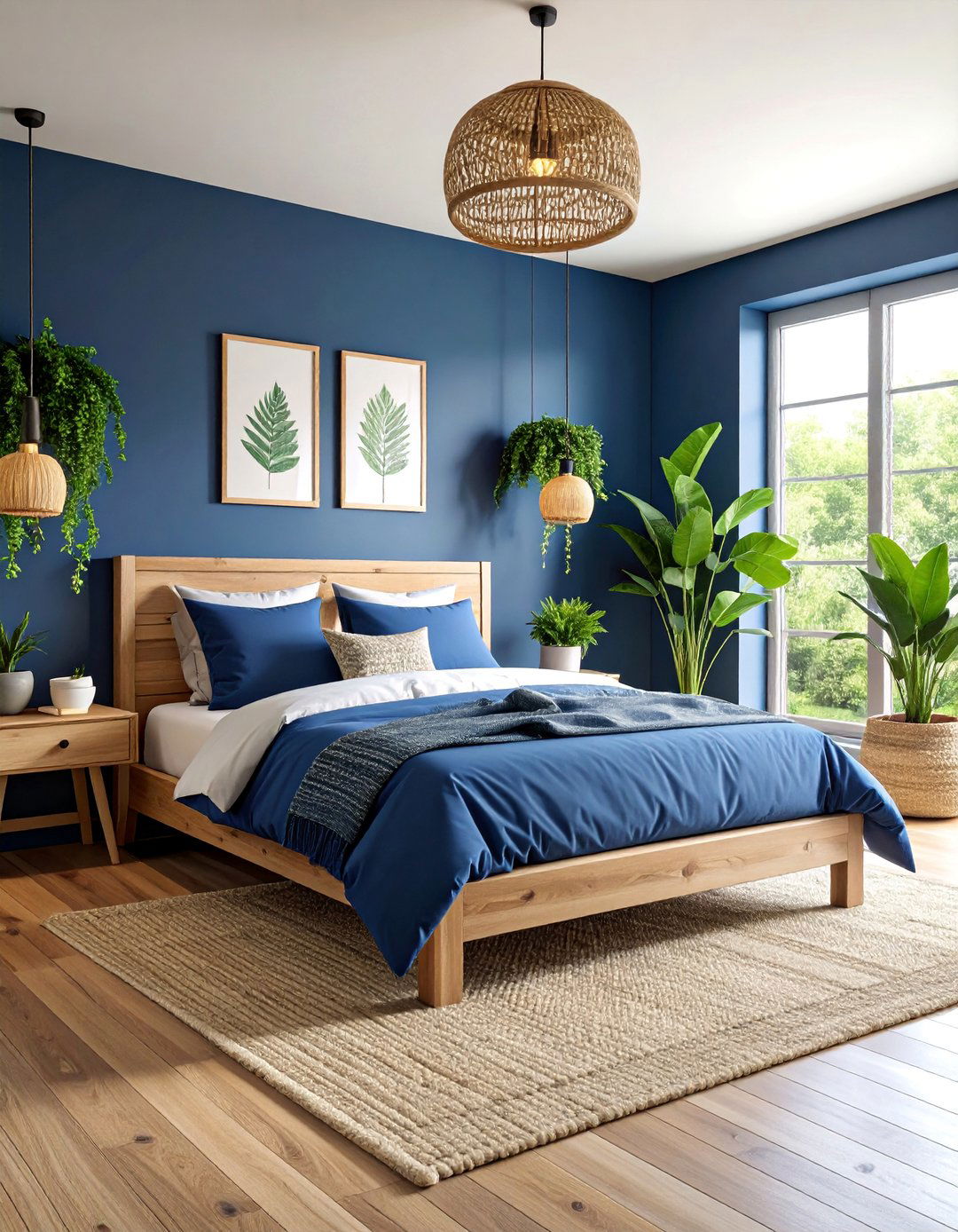 Navy Blue Bedroom Sustainable Eco Style - 25 Navy Blue Bedroom Ideas