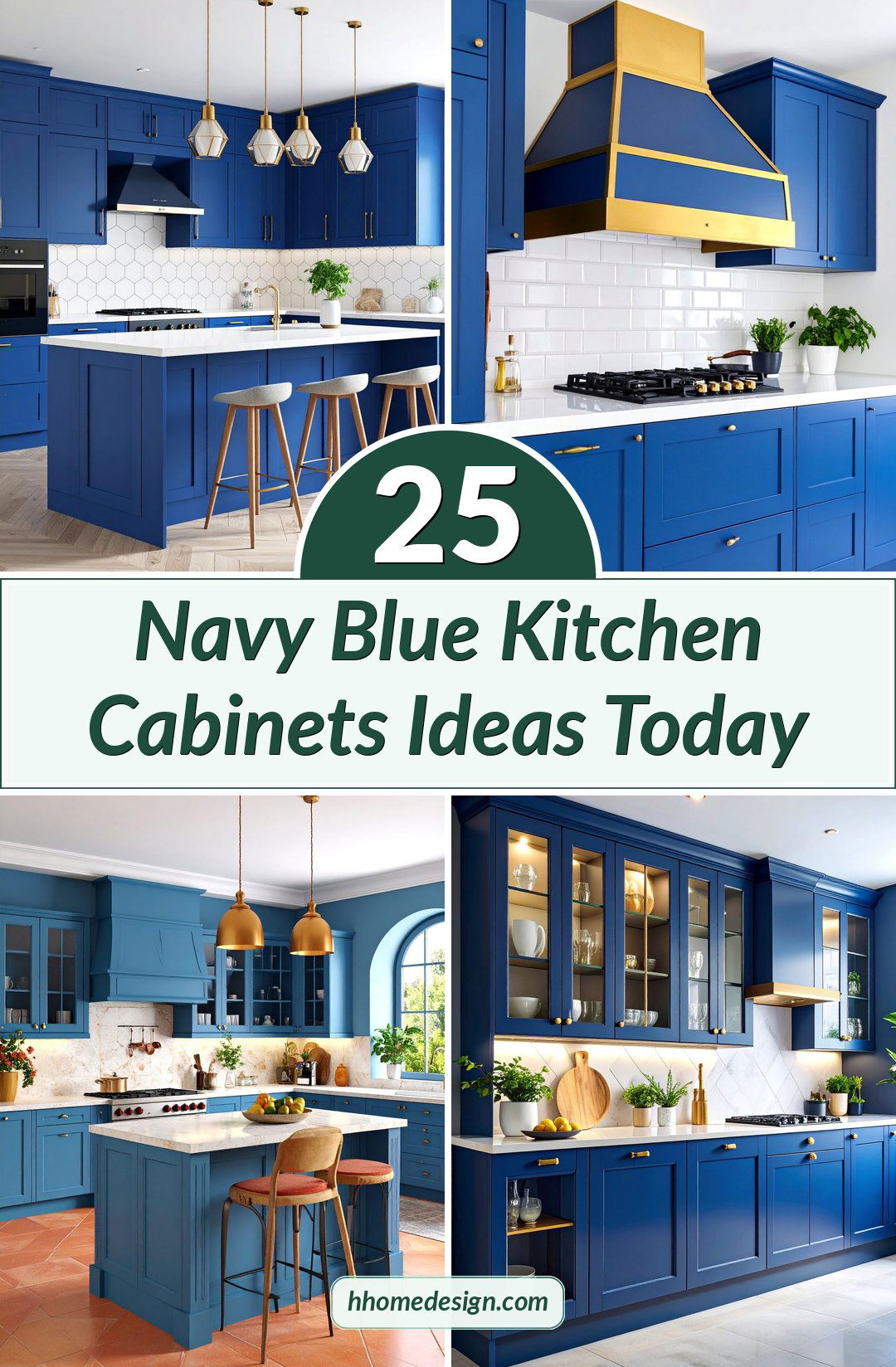 25 Navy Blue Kitchen Cabinets Ideas Today