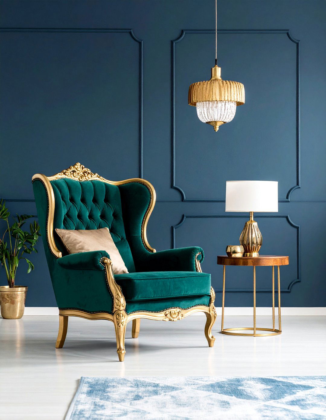 Navy Blue and Emerald Green Bold Jewel Toned Elegance - 25 Designer-approved Colors That Go With Navy Blue
