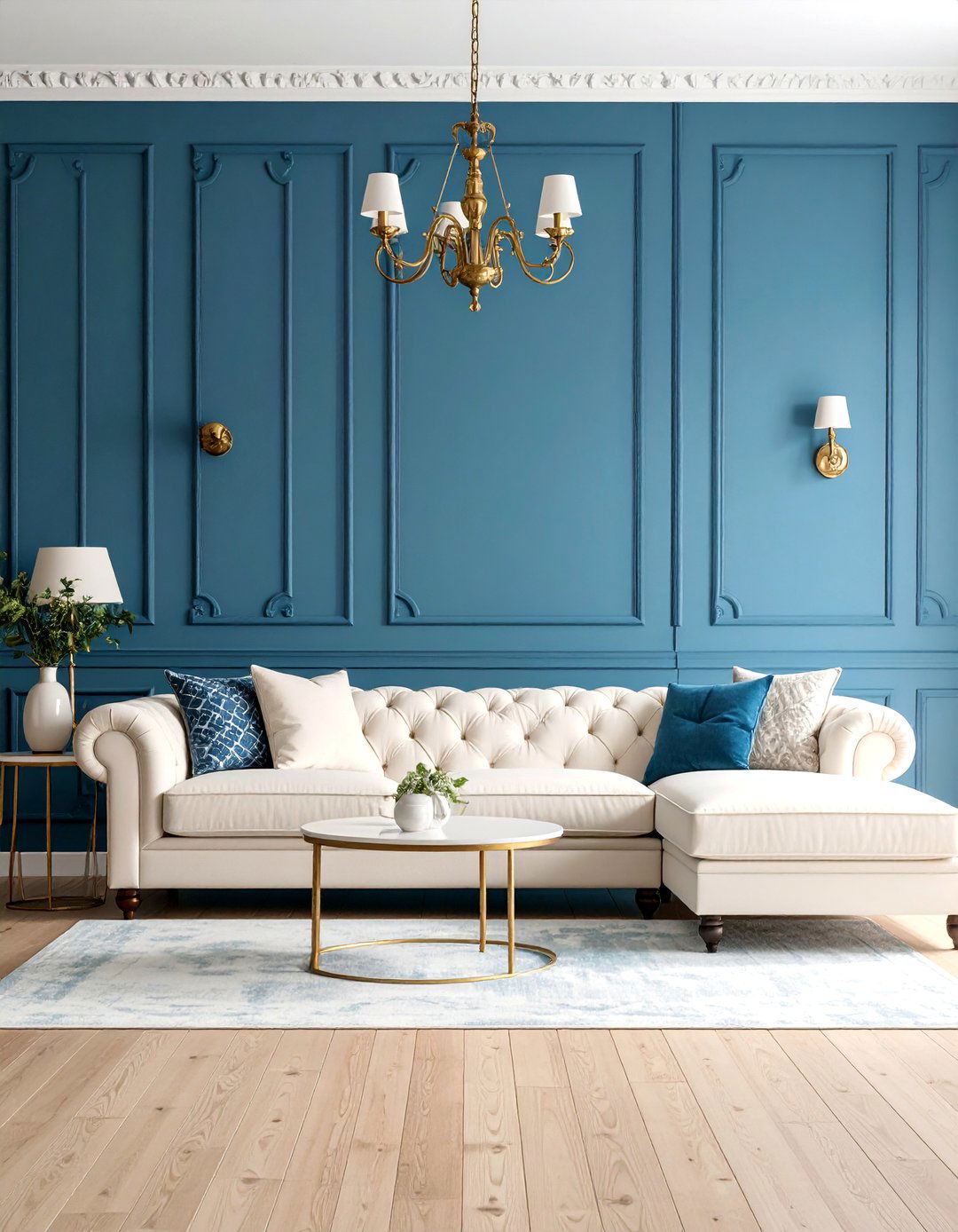 Navy Blue and Soft Ivory Classic Understated Elegance - 25 Designer-approved Colors That Go With Navy Blue