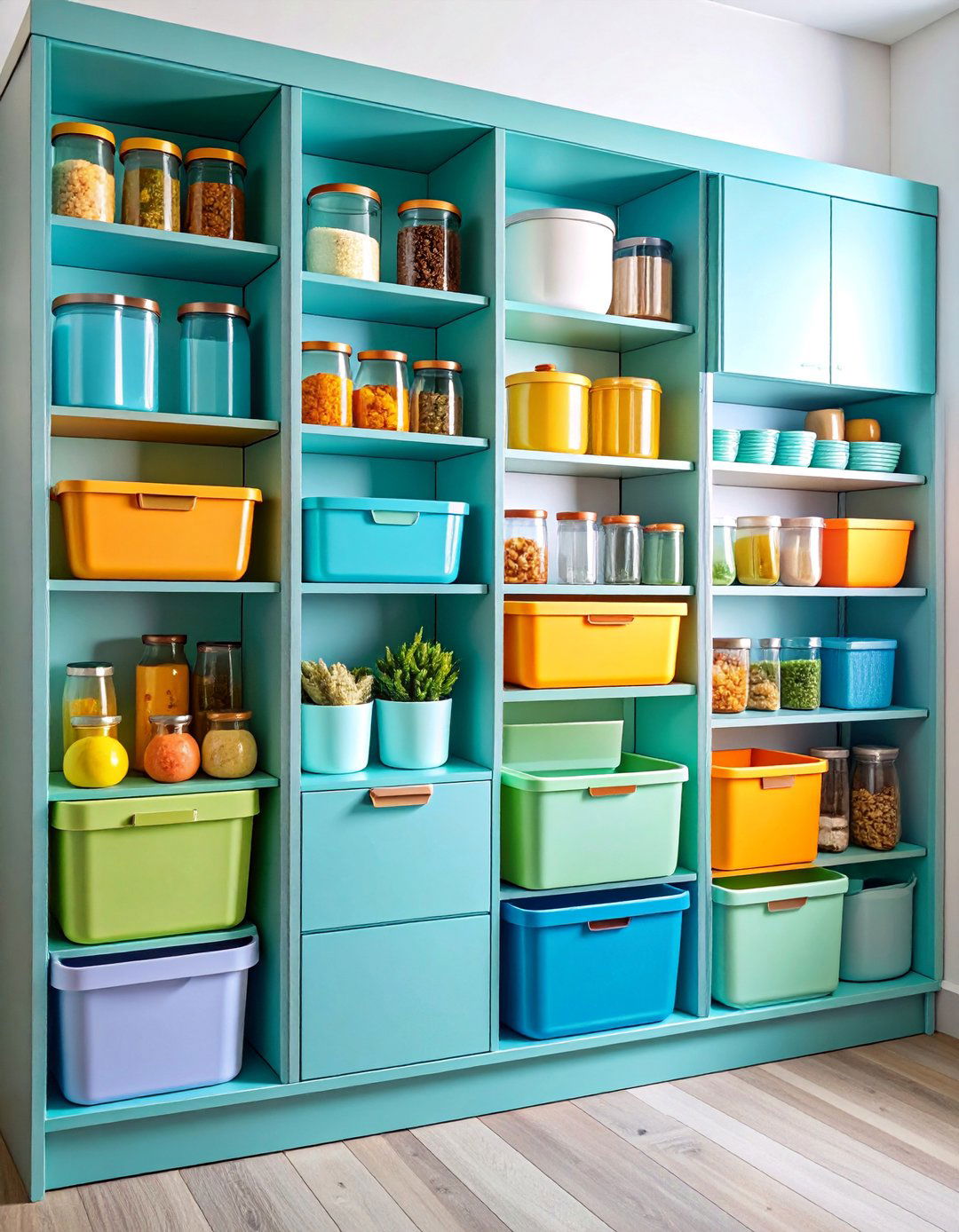 Nested Storage with Frequency Based Accessibility - 25 Tupperware Organization Ideas
