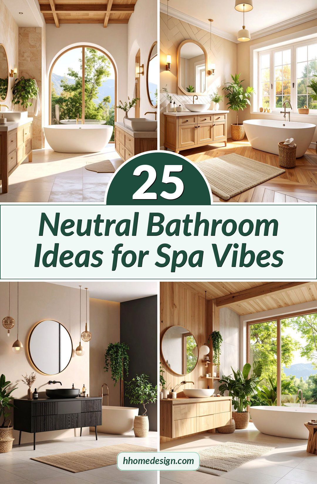 25 Neutral Bathroom Ideas for Spa Vibes