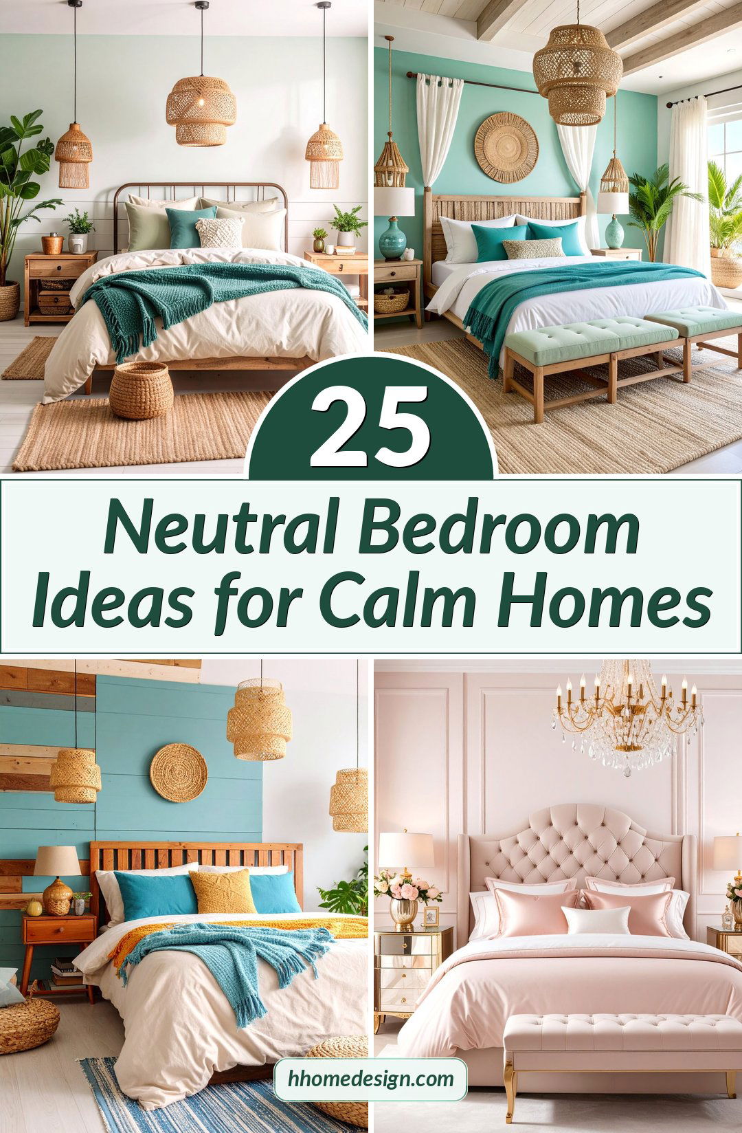 25 Neutral Bedroom Ideas for Calm Homes