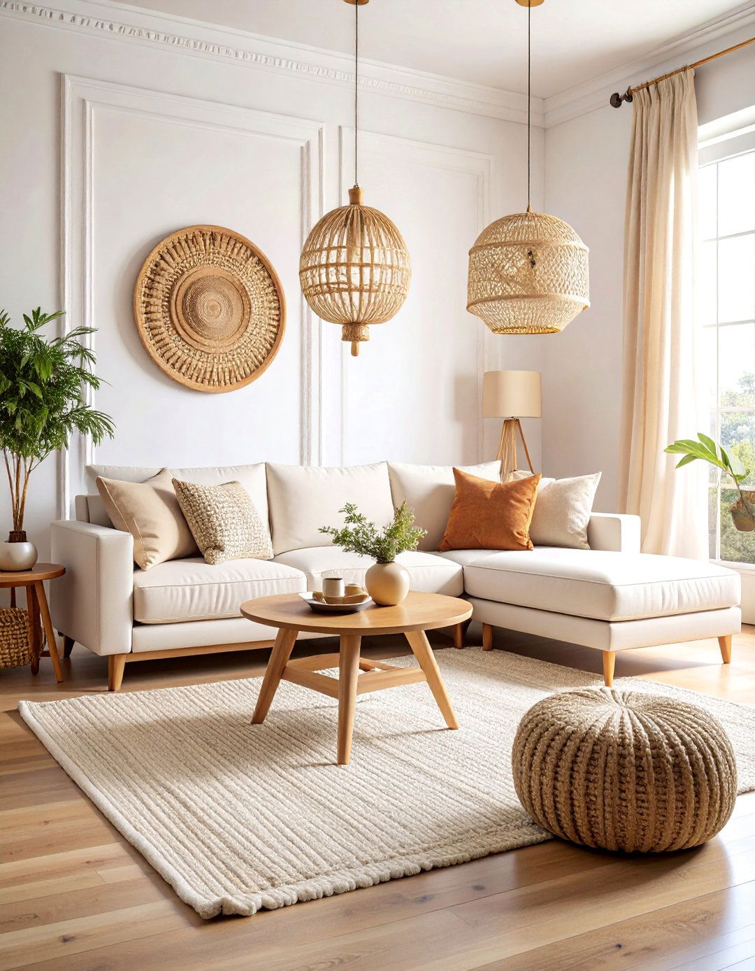 Neutral Foundation Boho Living Room - 25 Minimalist Modern Boho Living Room Ideas