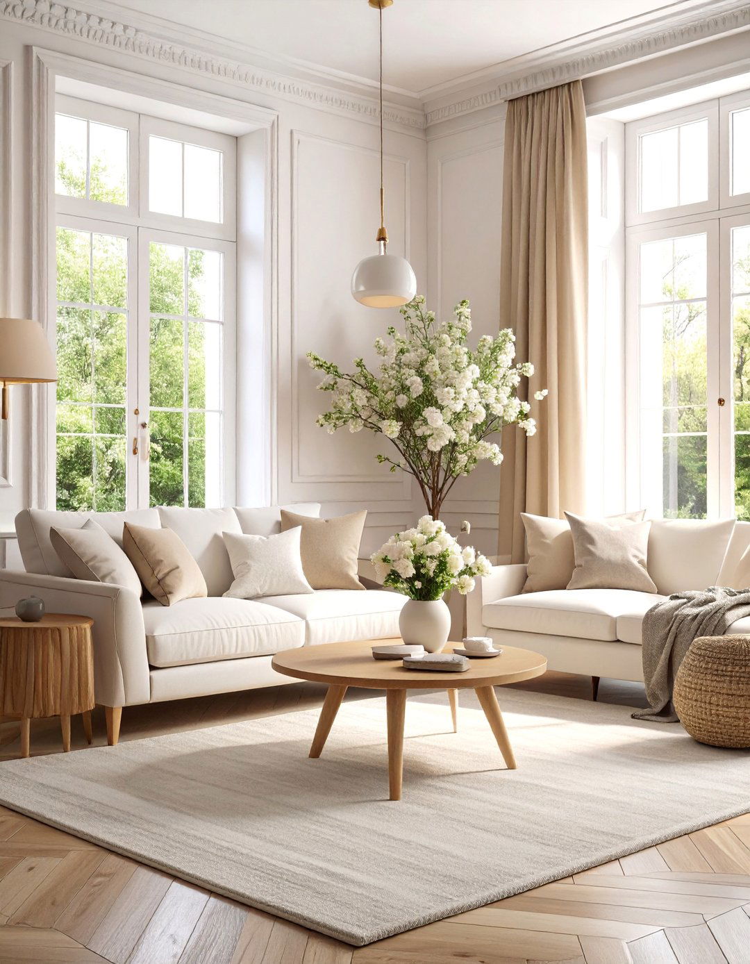 Neutral French Sophistication Serenity - 25 French Interior Design Ideas
