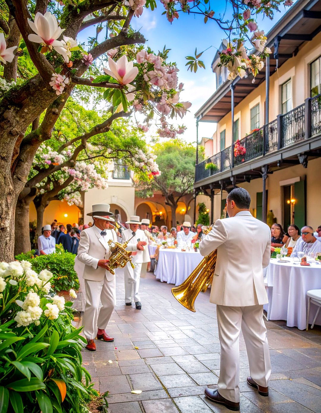 New Orleans Historic Courtyard Destination Wedding - 25 Destination Wedding Ideas