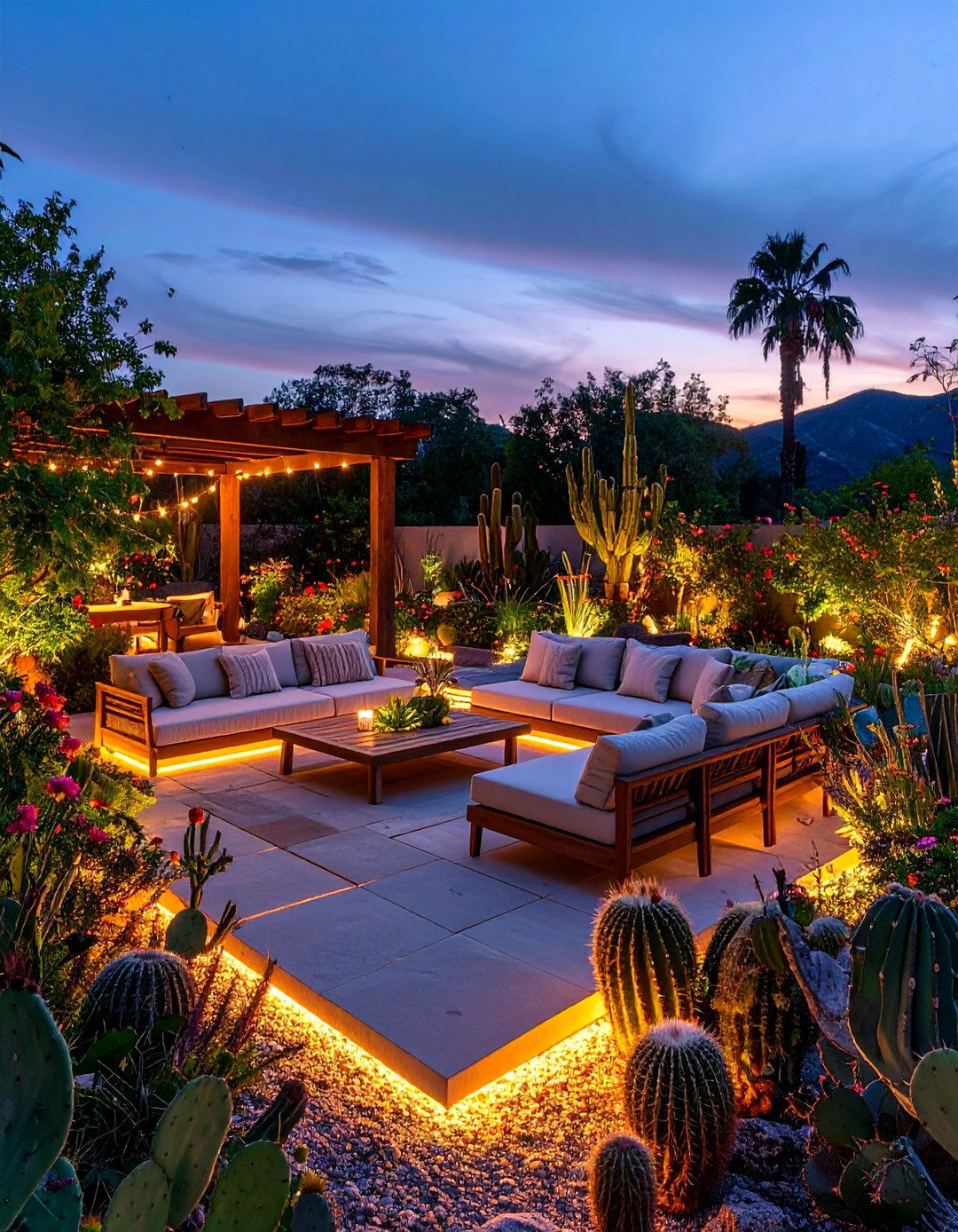 Night Blooming Cactus Evening Garden - 25 Cactus Garden Ideas
