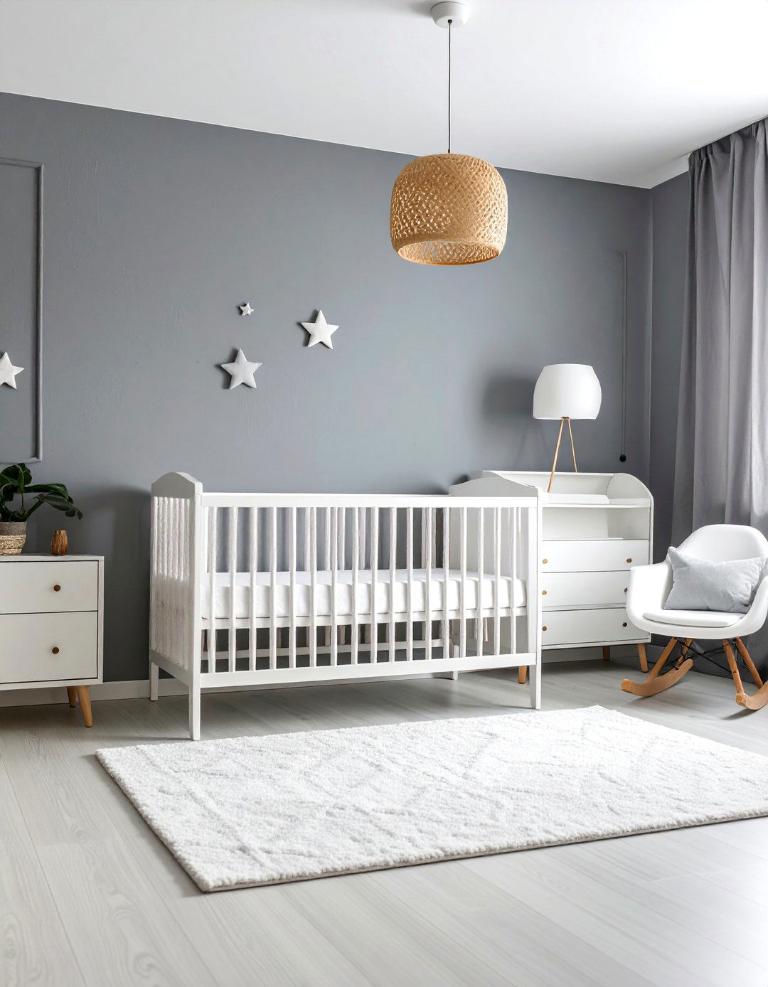 Nursery Grey and White Haven - 25 Grey and White Bedroom Ideas