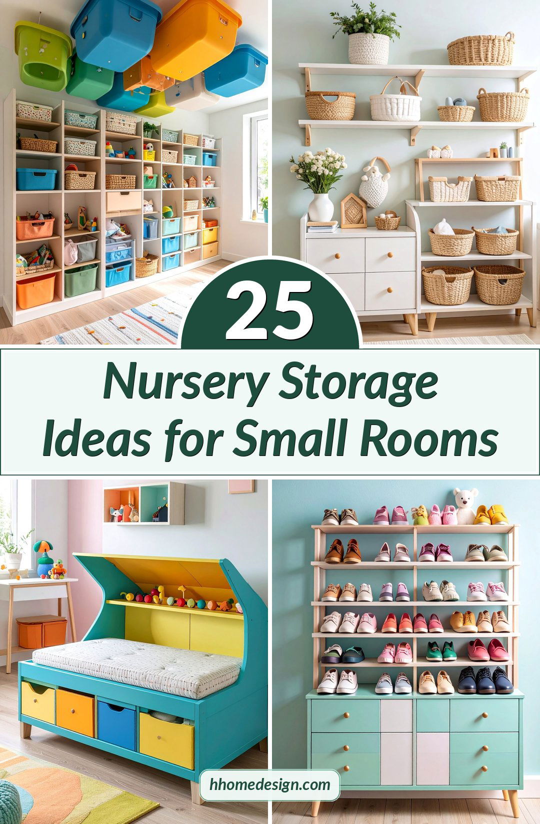 25 Nursery Storage Ideas for Small Rooms