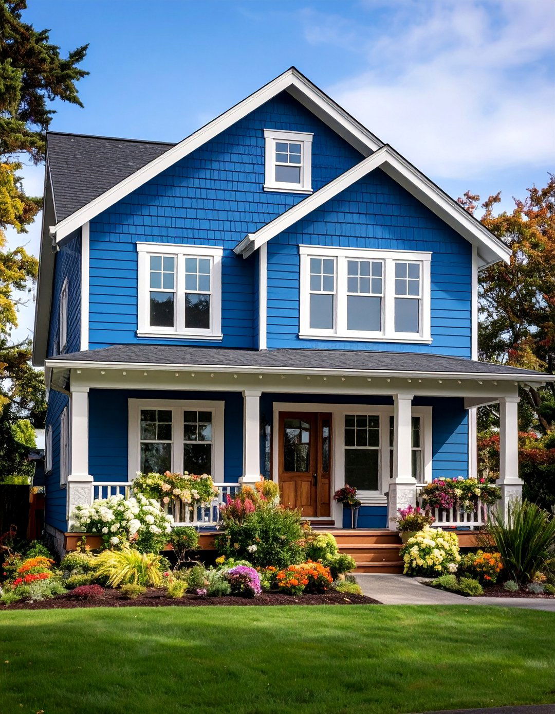 Ocean Blue Coastal Contemporary - 25 Blue Exterior House Colors