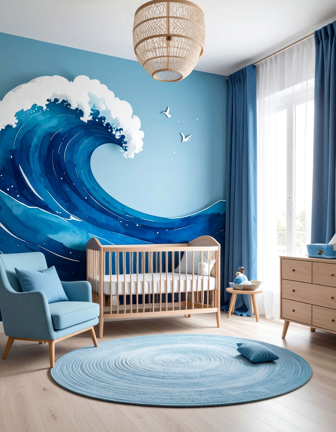 Ocean Waves and Tidal Movements - 25 Ocean-themed Nursery Ideas