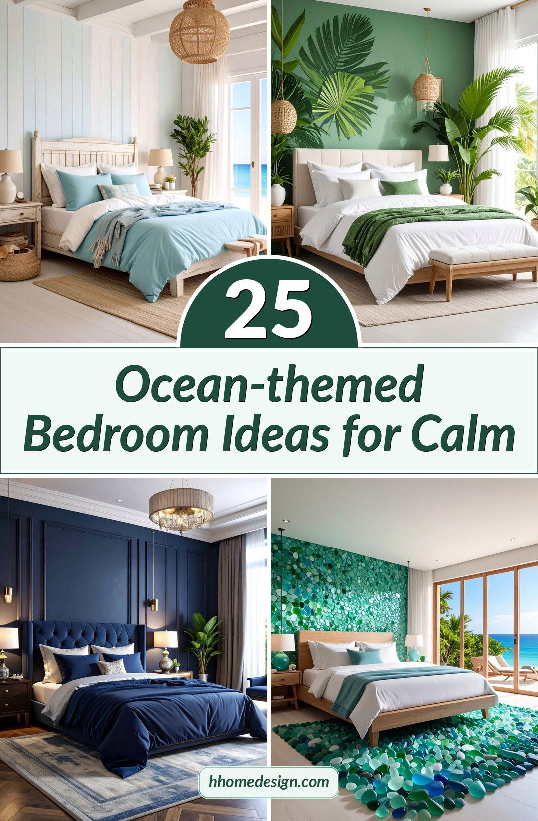 25 Ocean-themed Bedroom Ideas for Calm