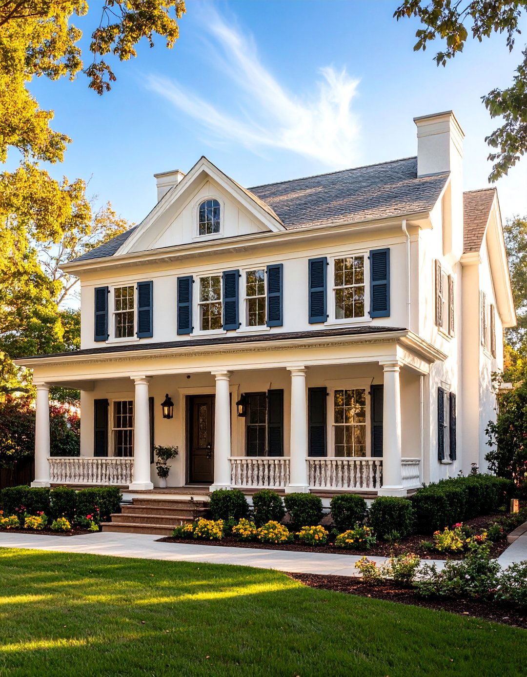 Off White Traditional Warmth - 25 Stucco Colors for Home Exteriors