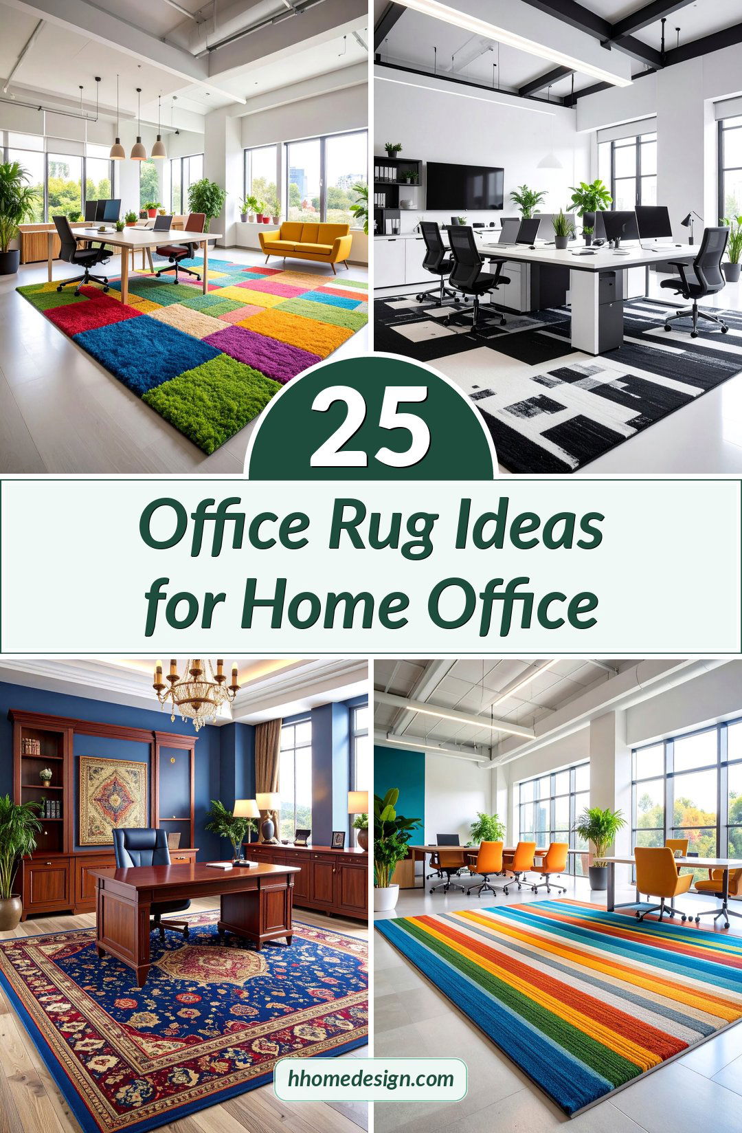 25 Office Rug Ideas for Home Office