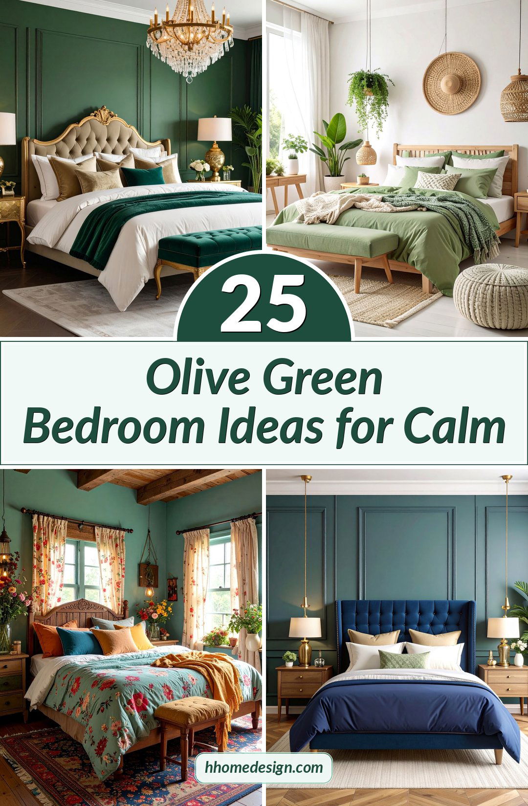 25 Olive Green Bedroom Ideas for Calm