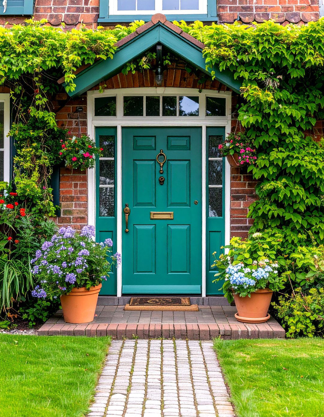 Olive Green Dutch Front Door with Divided Operation - 25 Olive Green Front Door Ideas