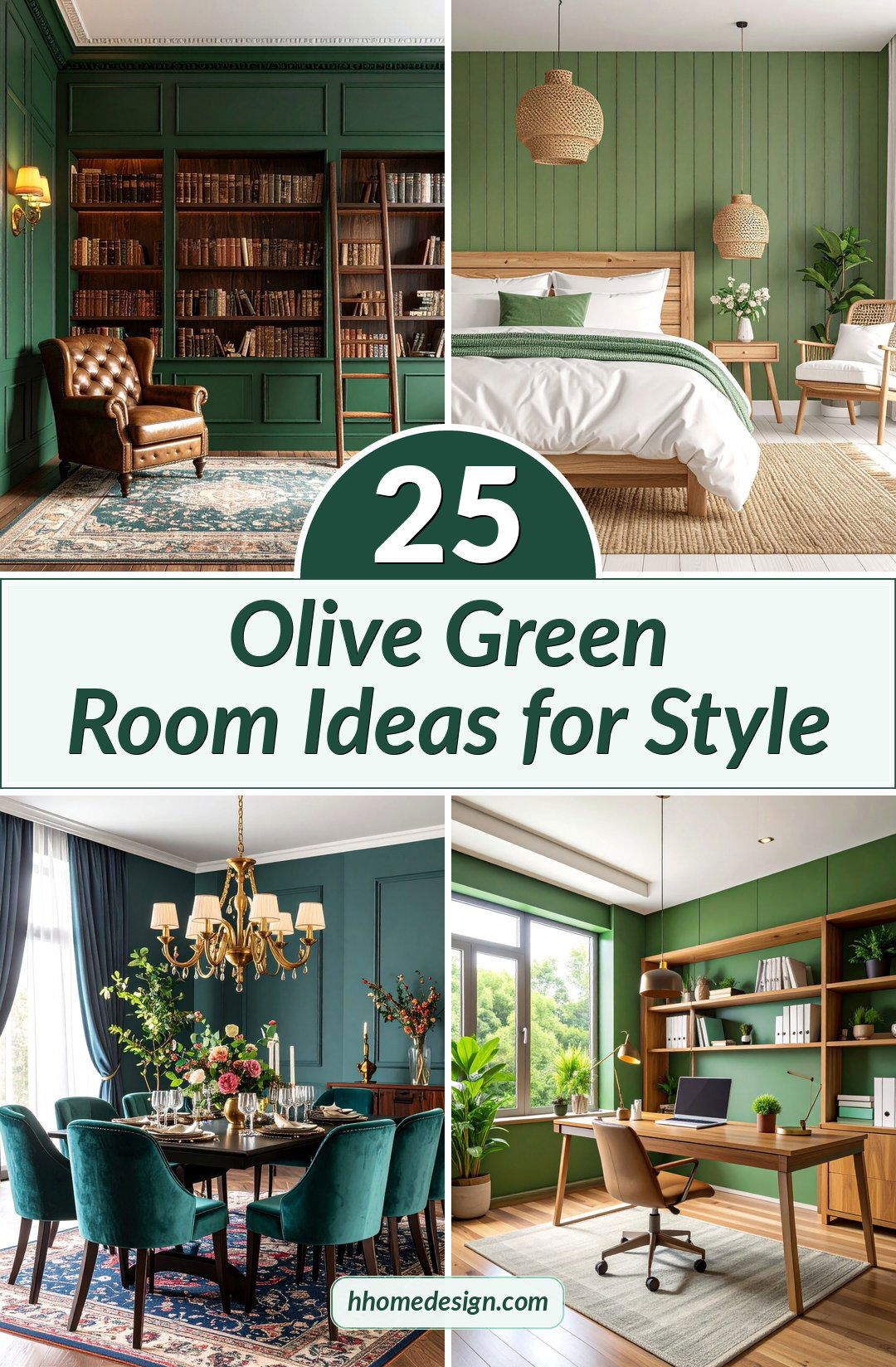 25 Olive Green Room Ideas for Style