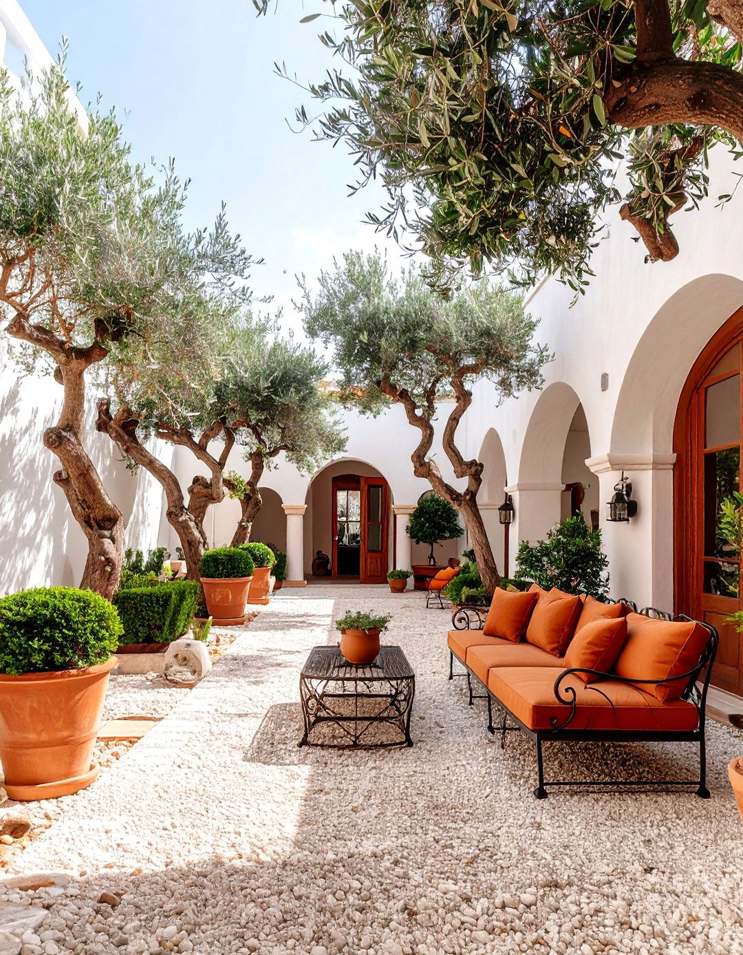 Olive Grove Courtyard Retreat - 25 Mediterranean Garden Ideas