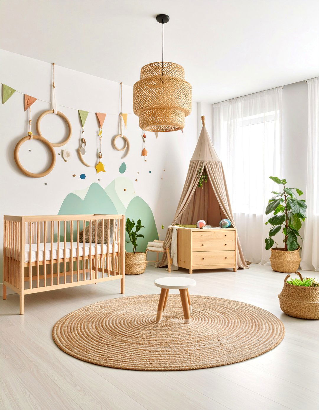 Olympic Sports Five Rings Nursery - 25 Sports Nursery Ideas