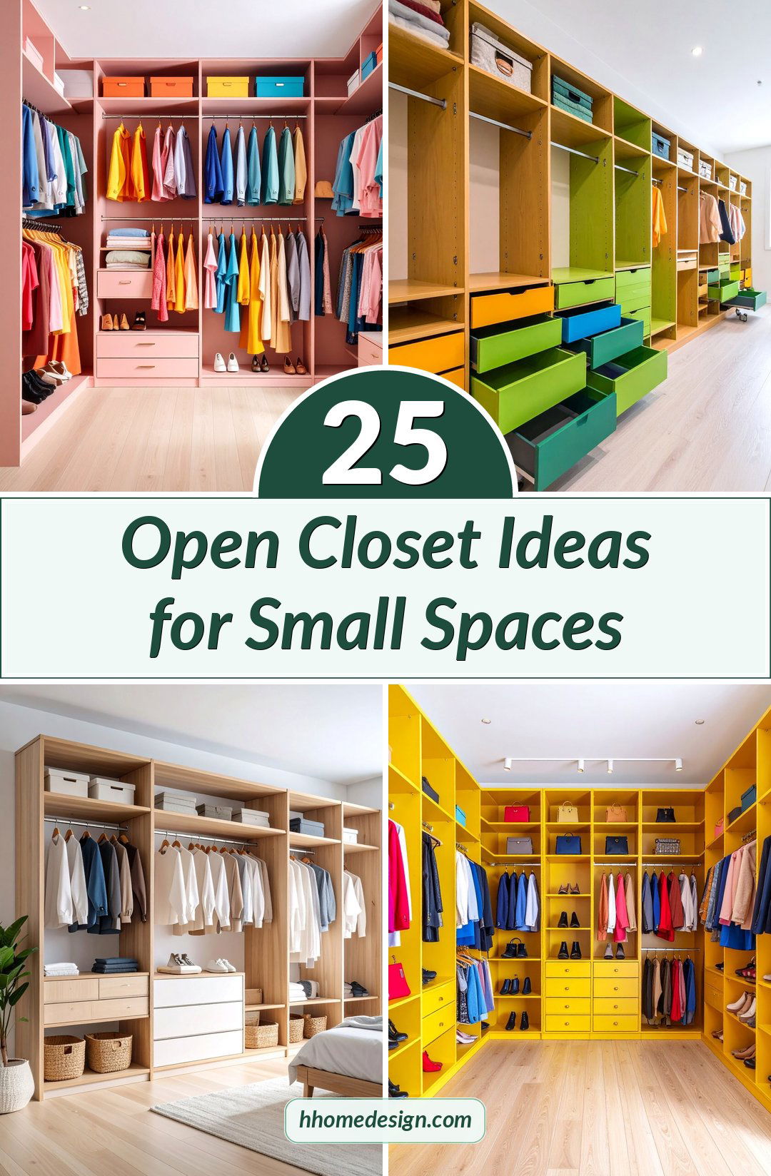 25 Open Closet Ideas for Small Spaces