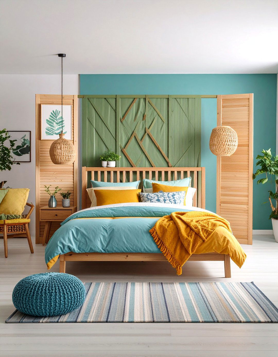 Open Concept Loft Bedroom with Flexible Room Dividers - 25 Loft Bedroom Ideas