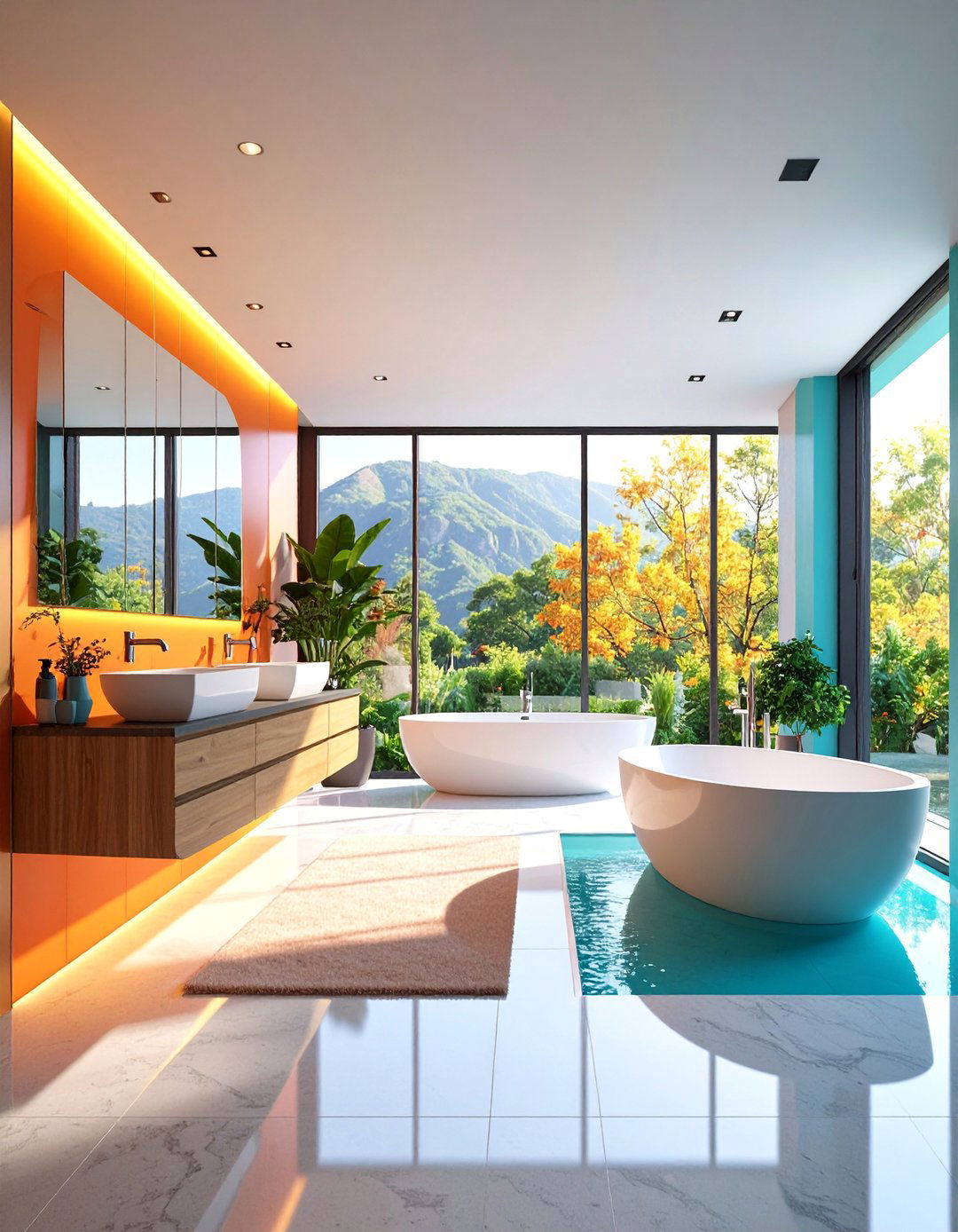 Open Concept Wetroom Flow - 25 Ensuite Bathroom Ideas