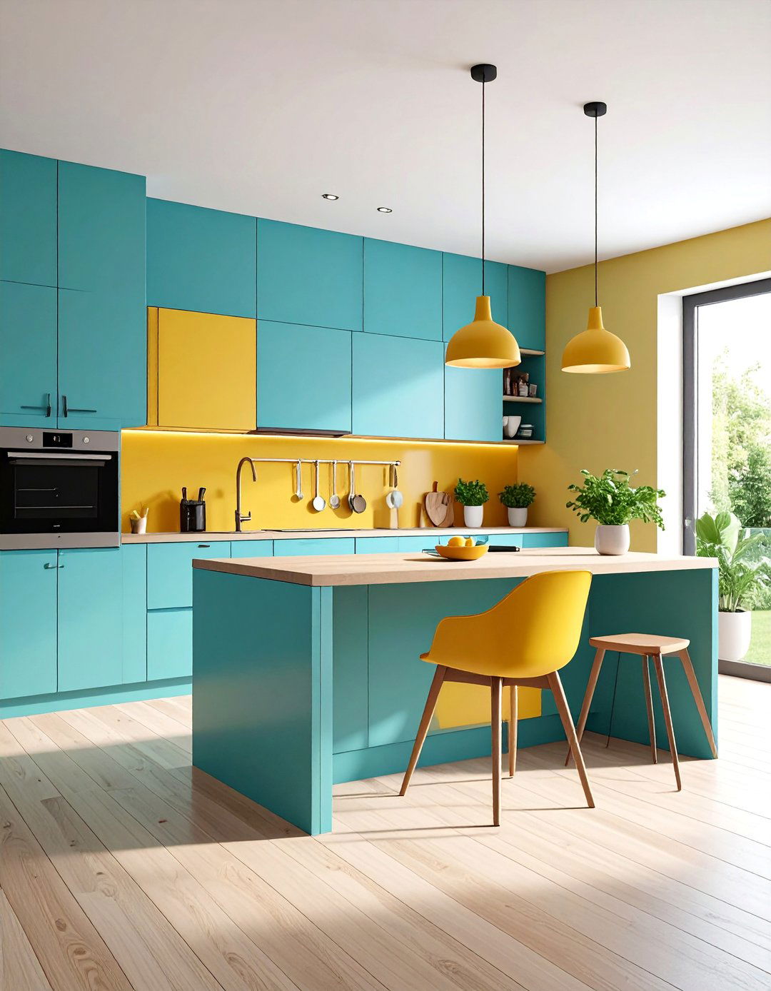 Open Kitchen with Integrated Desk and Command Center - 25 Open Kitchen Ideas