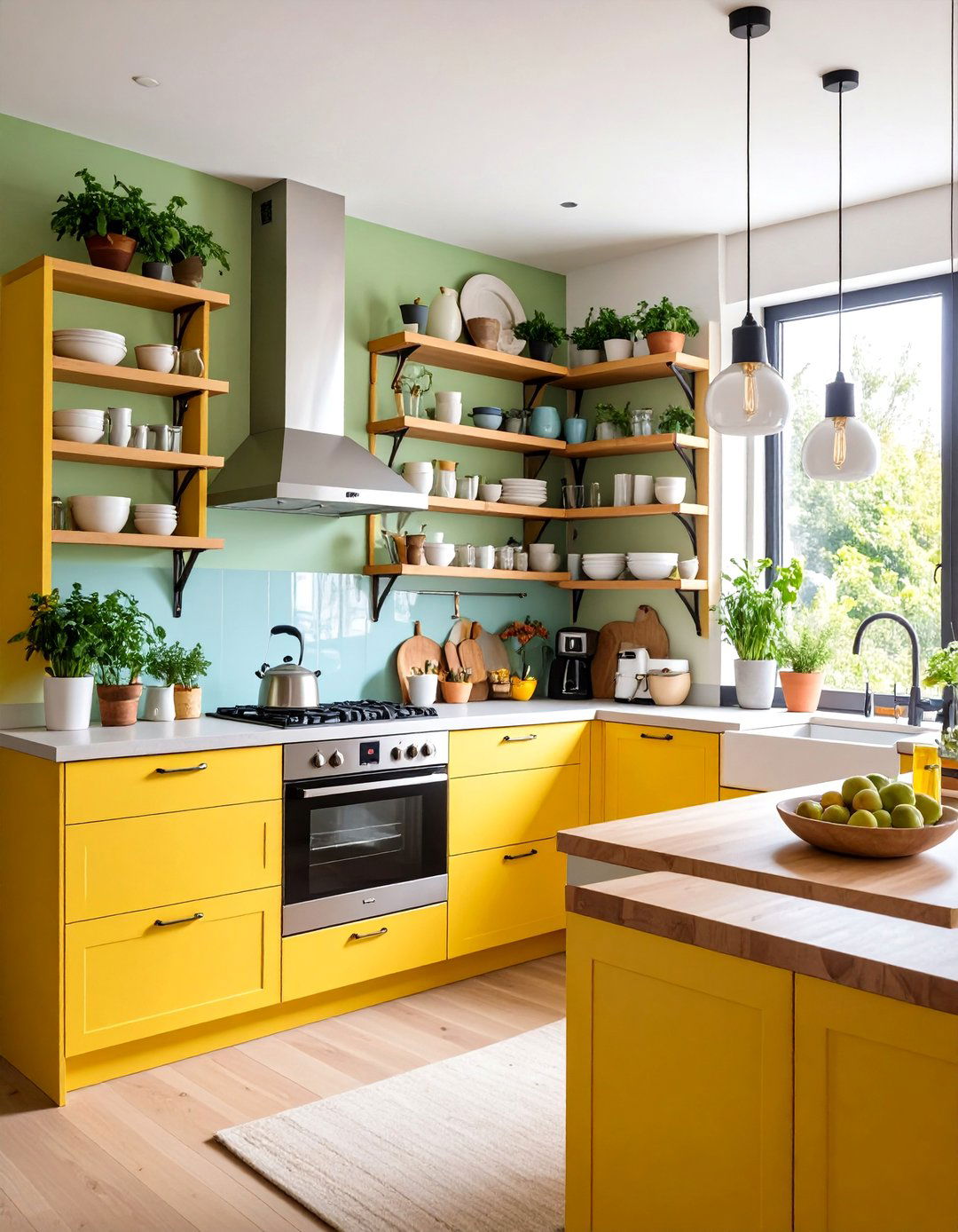 Open Shelving Kitchen with Curated Display - 25 Luxury Kitchen Ideas