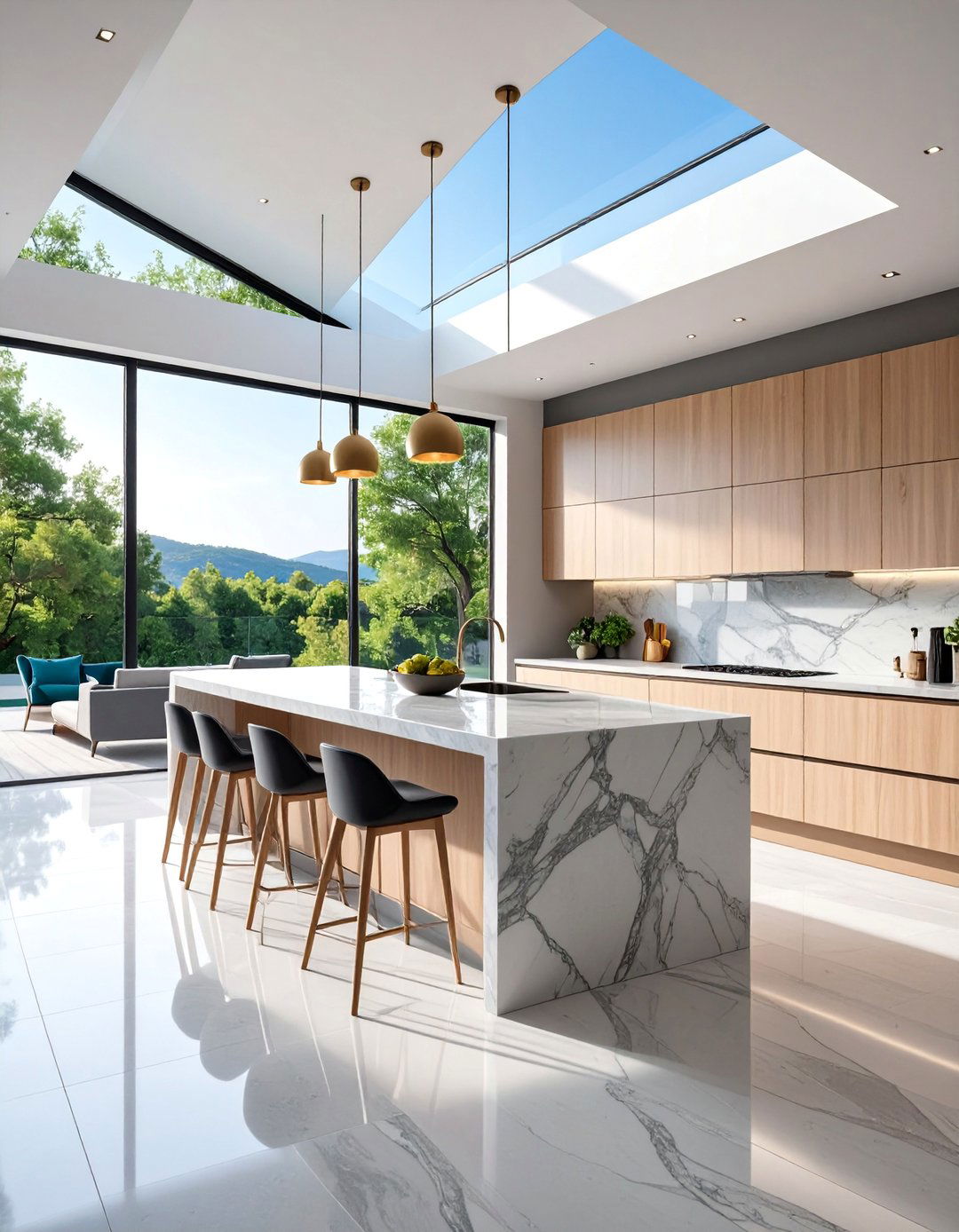 Organic Kitchen Minimalist Stone Monolith - 25 Organic Kitchen Design Ideas