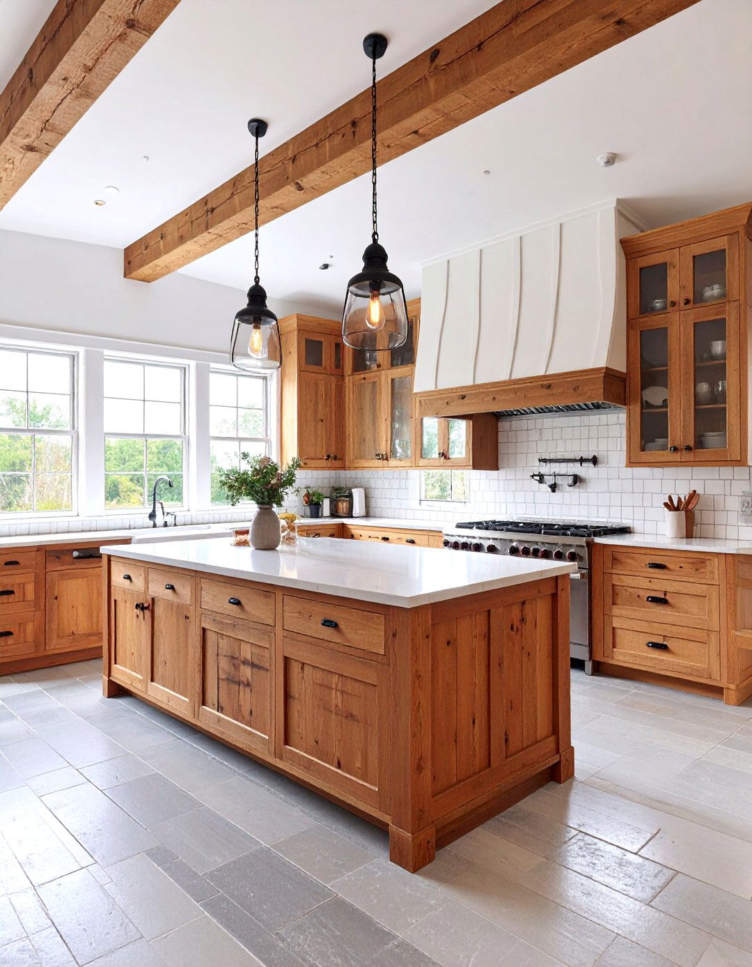 Organic Kitchen Rustic Farmhouse Retreat - 25 Organic Kitchen Design Ideas