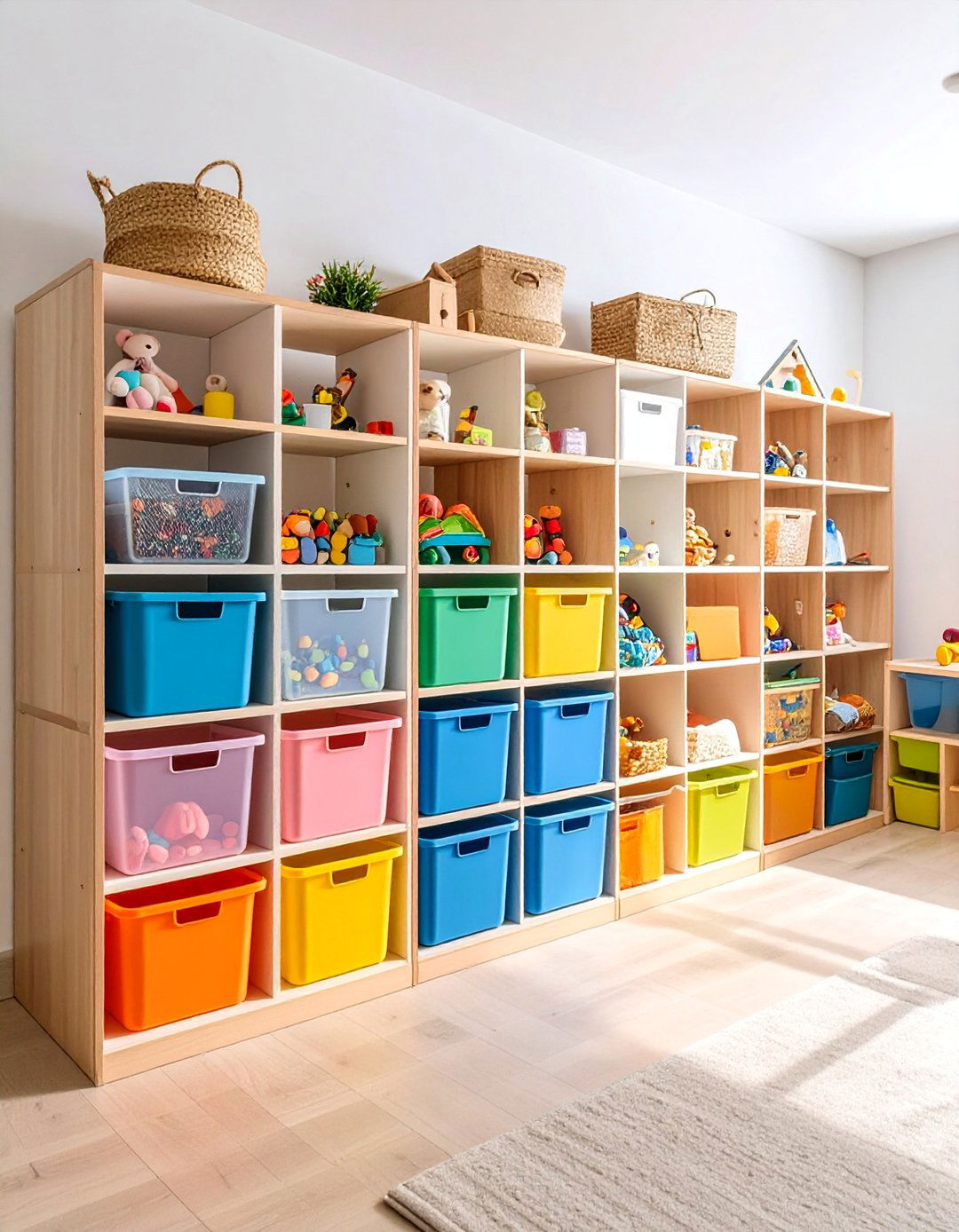 Organized Storage Showcase System - 25 playroom ideas