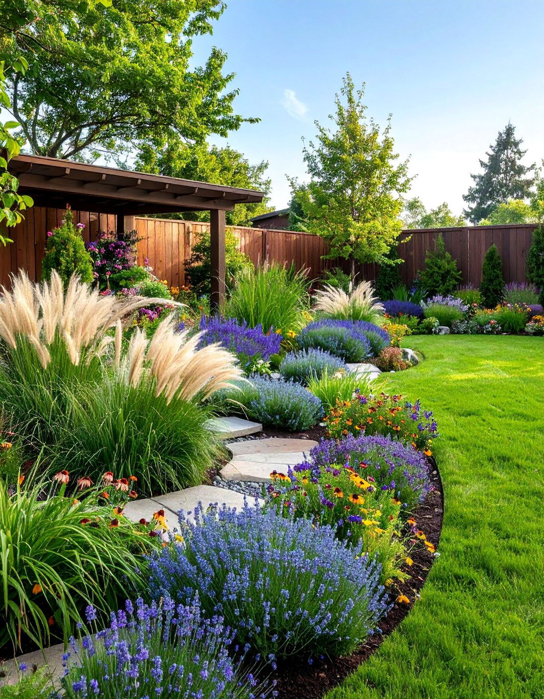 Ornamental Grass Perennial Combination - 25 Perennial Flower Bed Ideas
