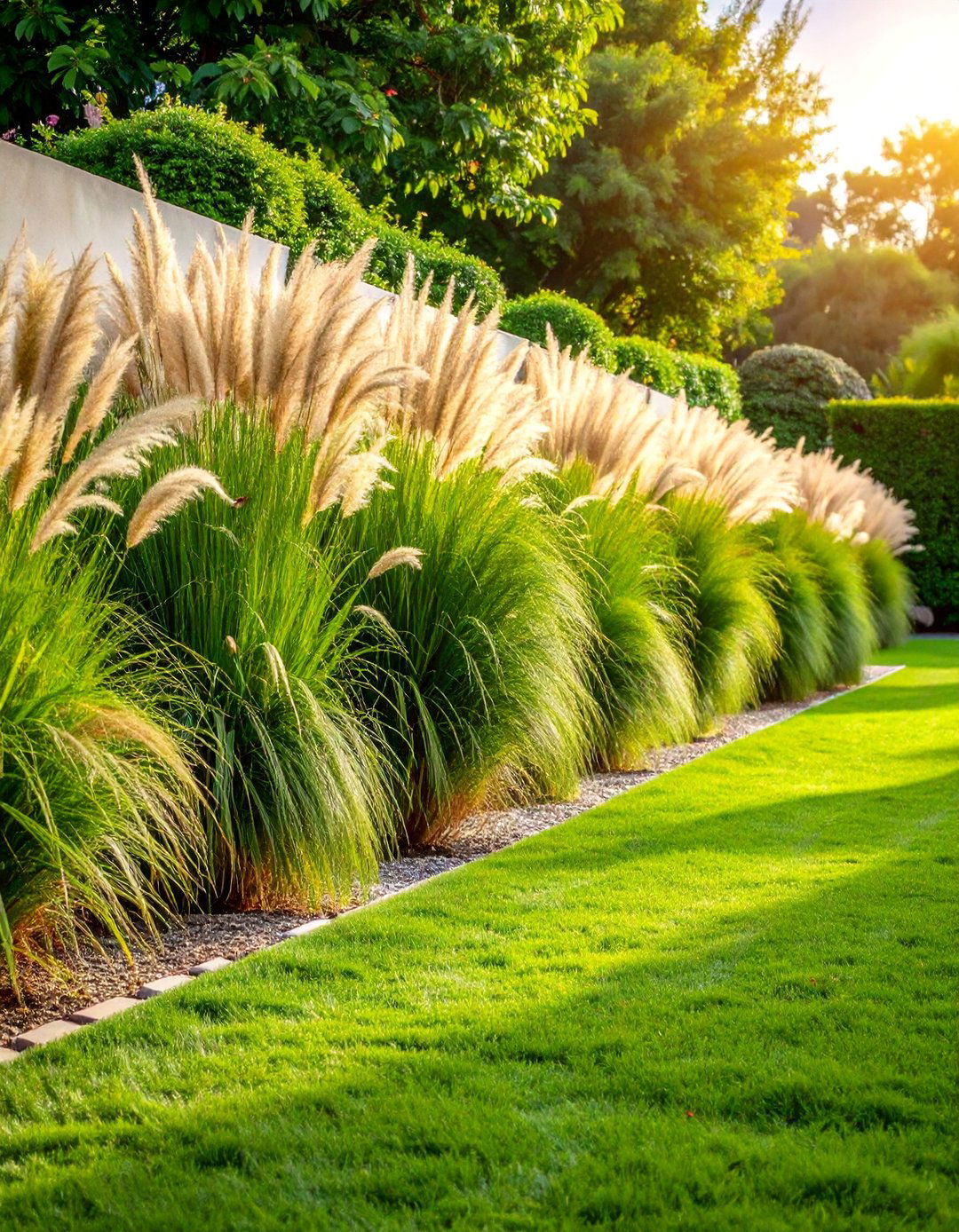 Ornamental Grass Screen Planting - 25 Garden Screening Ideas
