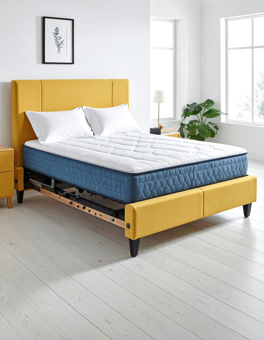 Ottoman Bed with Hydraulic Storage - 25 Bedding Storage Ideas