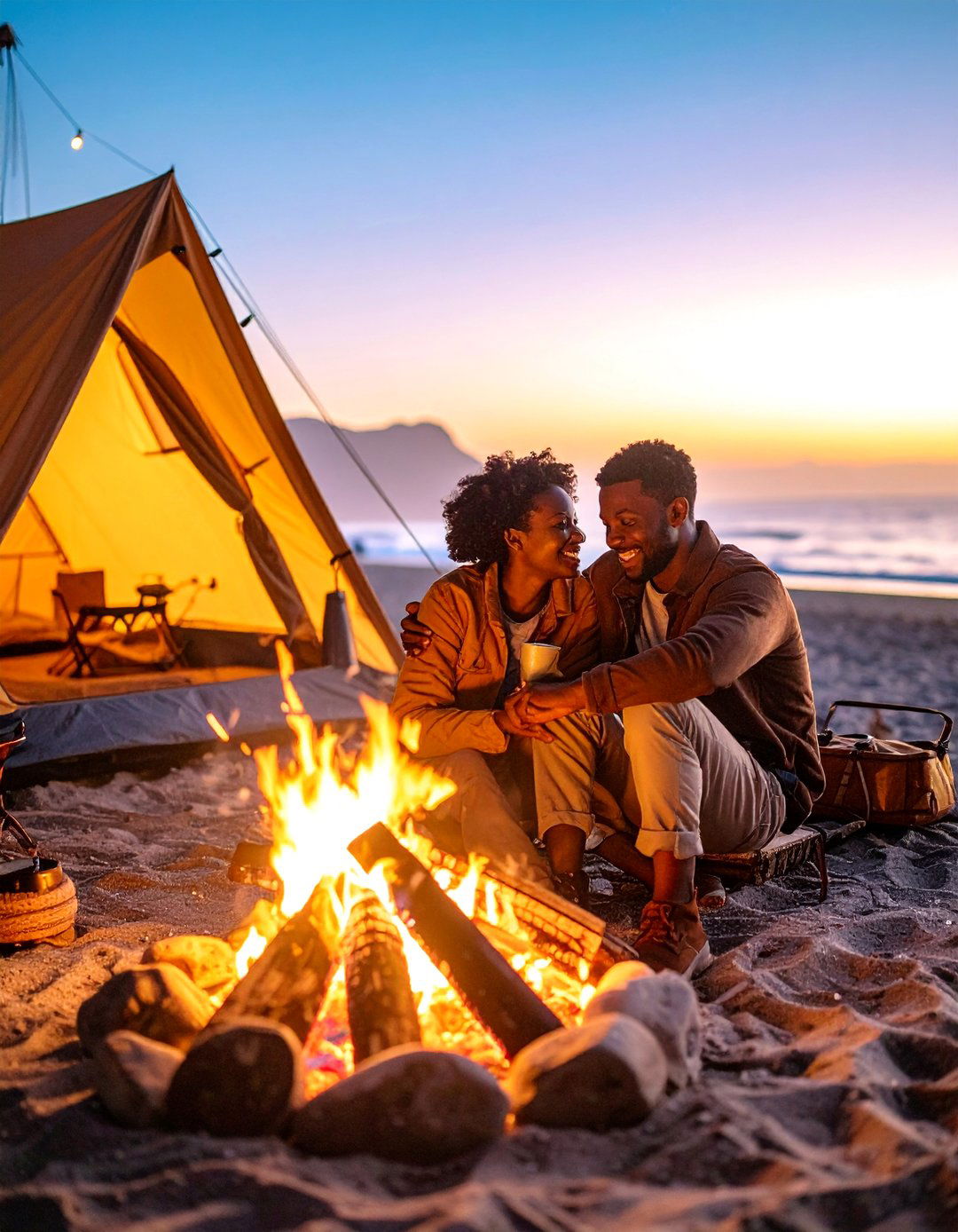 Outdoor Adventure Anniversary Camping - 25 Wedding Anniversary Ideas